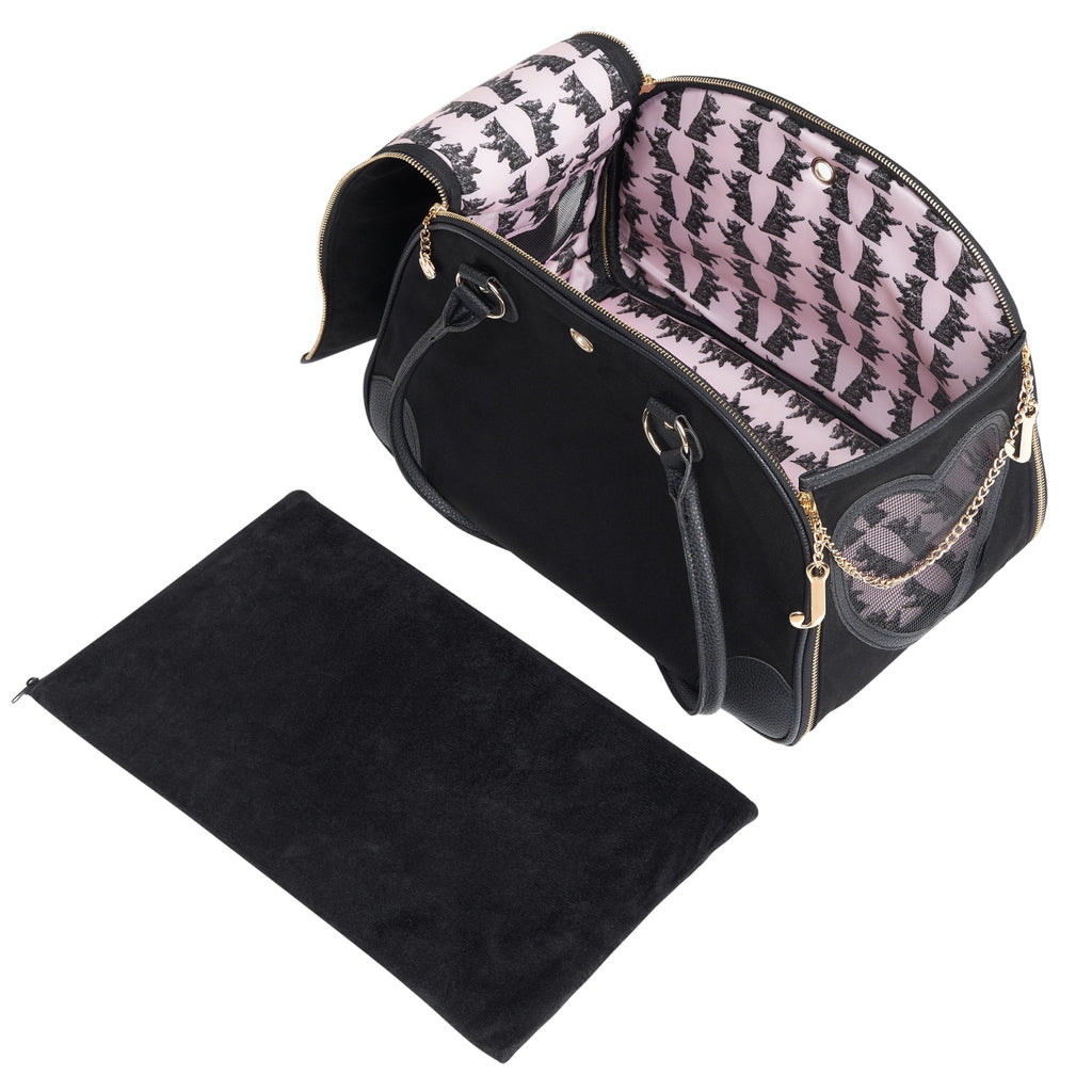 Sac de transport élégant Juicy Couture Give Me Treats pour animaux de compagnie - Sac de voyage