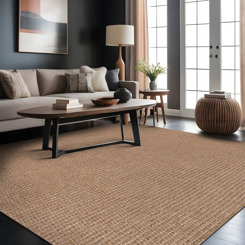 Tapis en jute Beverly Rug facile à nettoyer et ne perdant pas ses poils