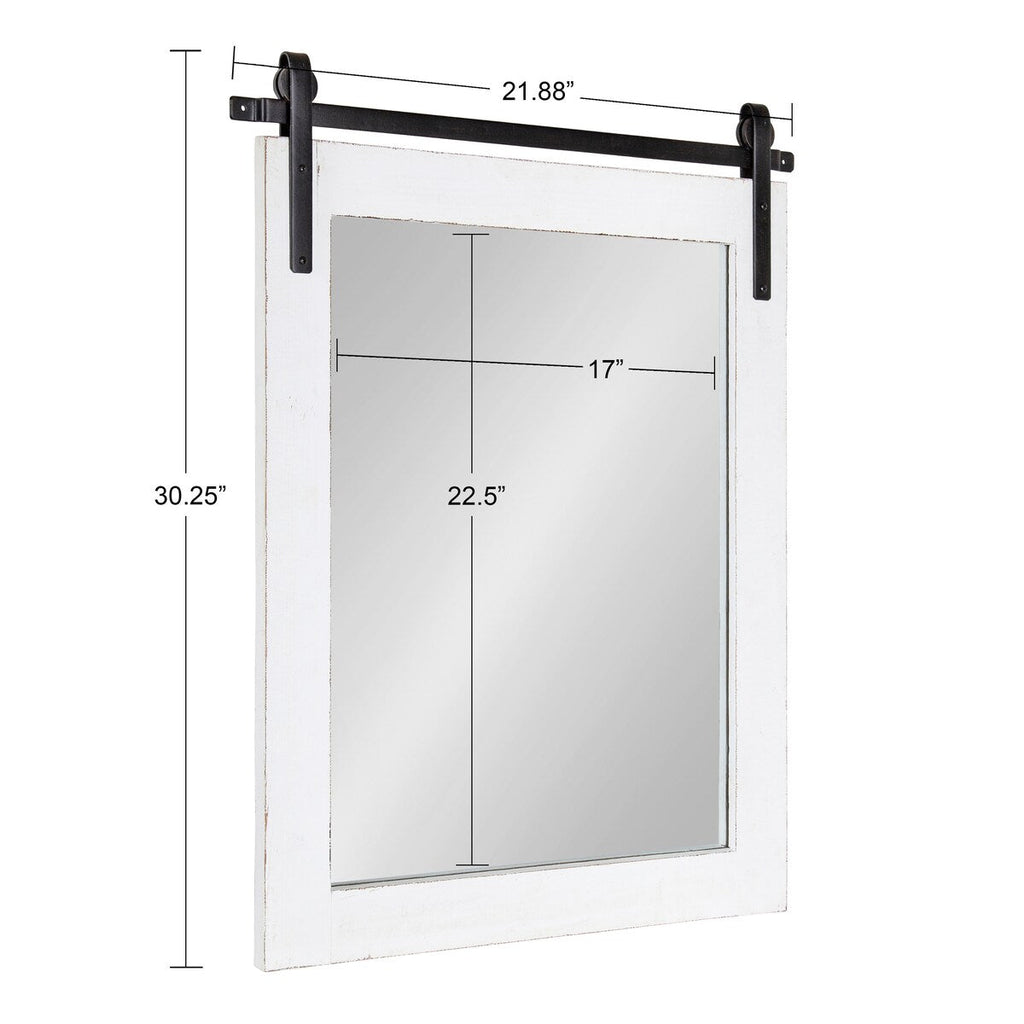 Miroir mural rectangulaire rustique Kate et Laurel Cates