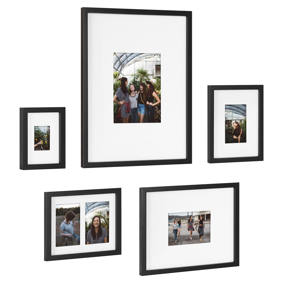 Kate and Laurel Gallery Wall Matted Picture Frame Set