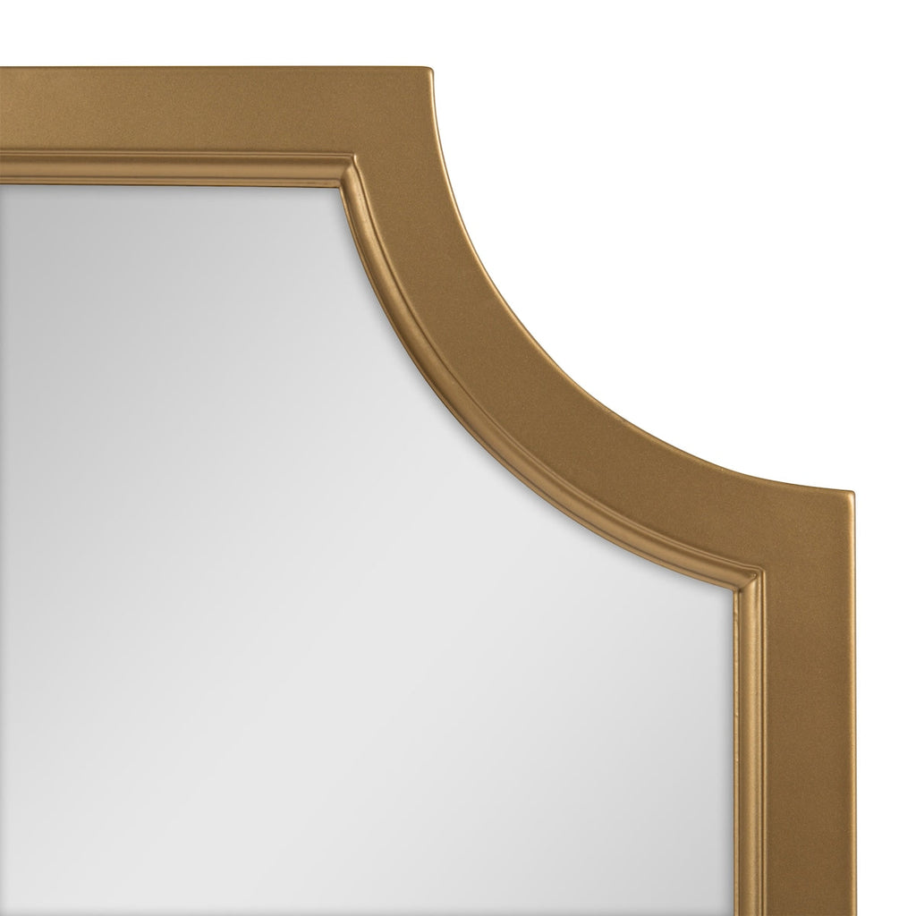 Kate and Laurel Hogan Scalloped Wood Framed Mirror