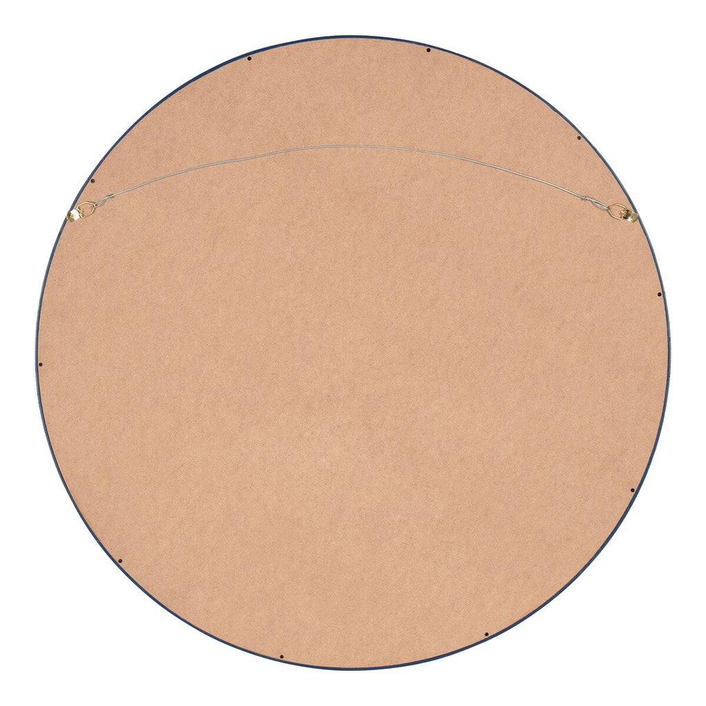 Kate and Laurel Travis Round Wood Accent Wall Mirror