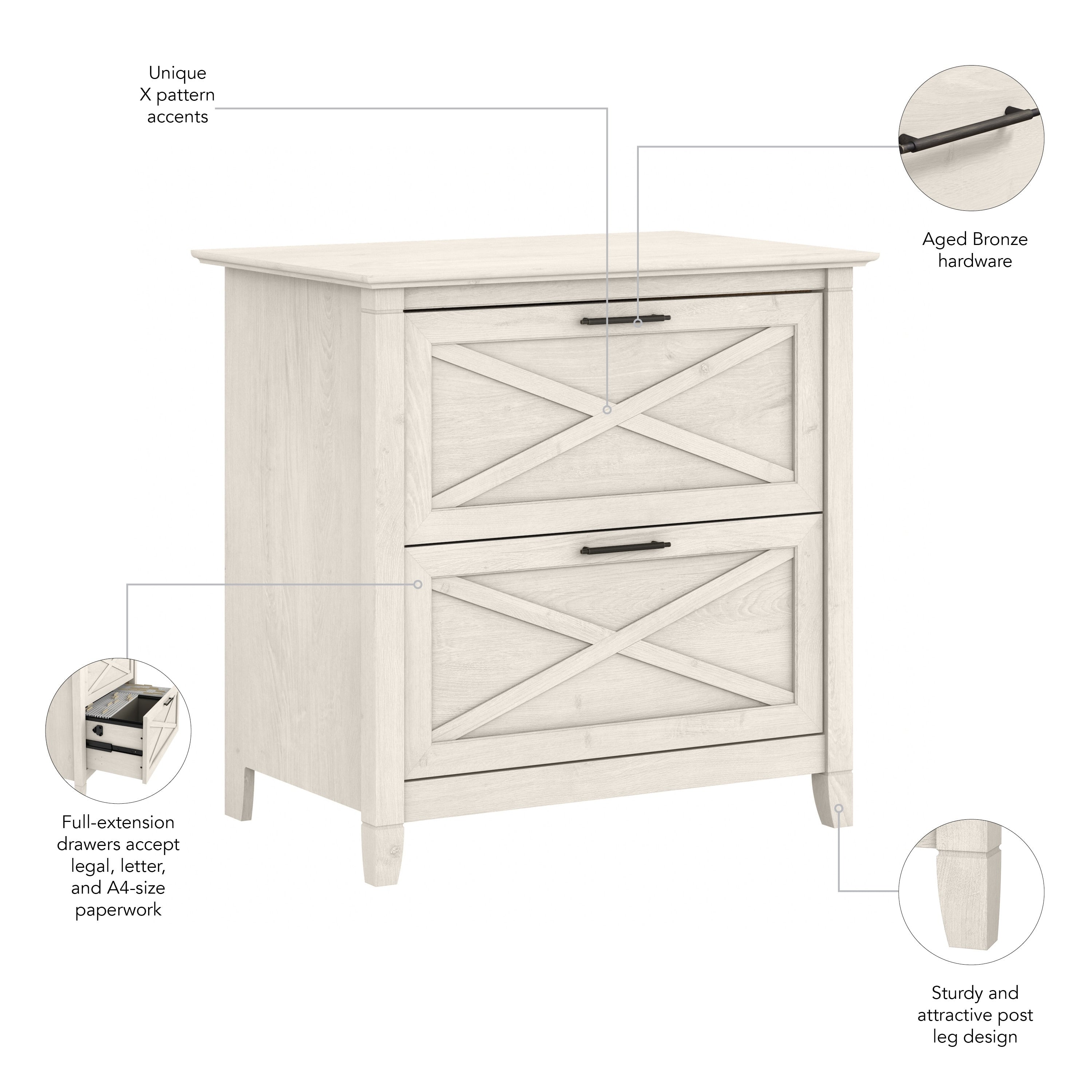 Classeur latéral à 2 tiroirs Key West par Bush Furniture