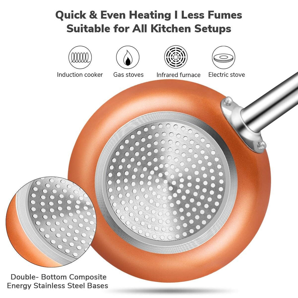 Kitchen Academy 12/30-piece Nonstick Induction Cookware Set