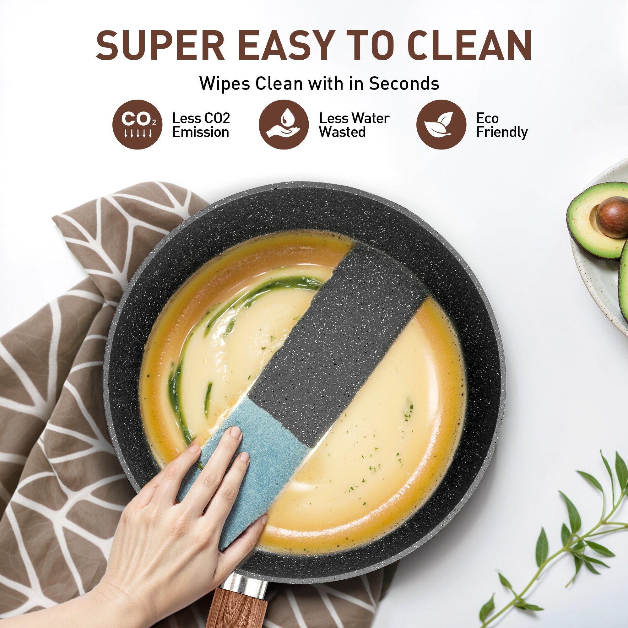 Kitchen Academy 12/30-piece Nonstick Induction Cookware Set