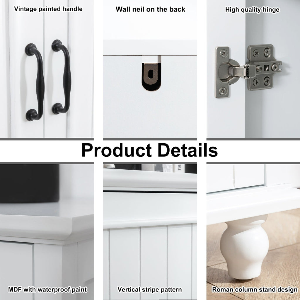 Buffet de cuisine, meuble de bar à café, meuble de rangement d'appoint