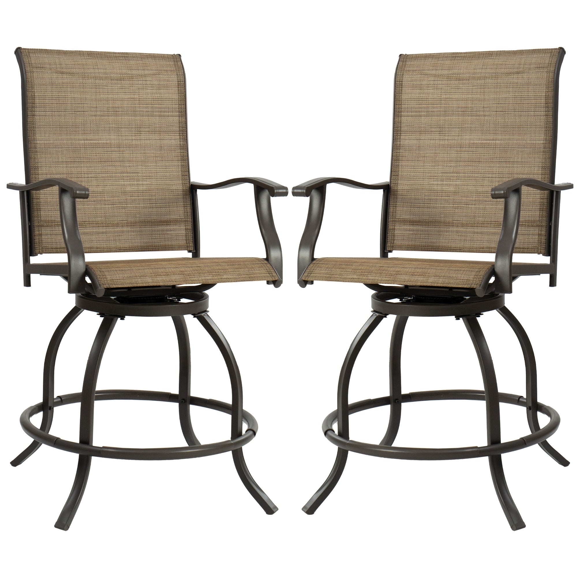 Kozyard Isabella High Swivel Bar Stools/Chair Set