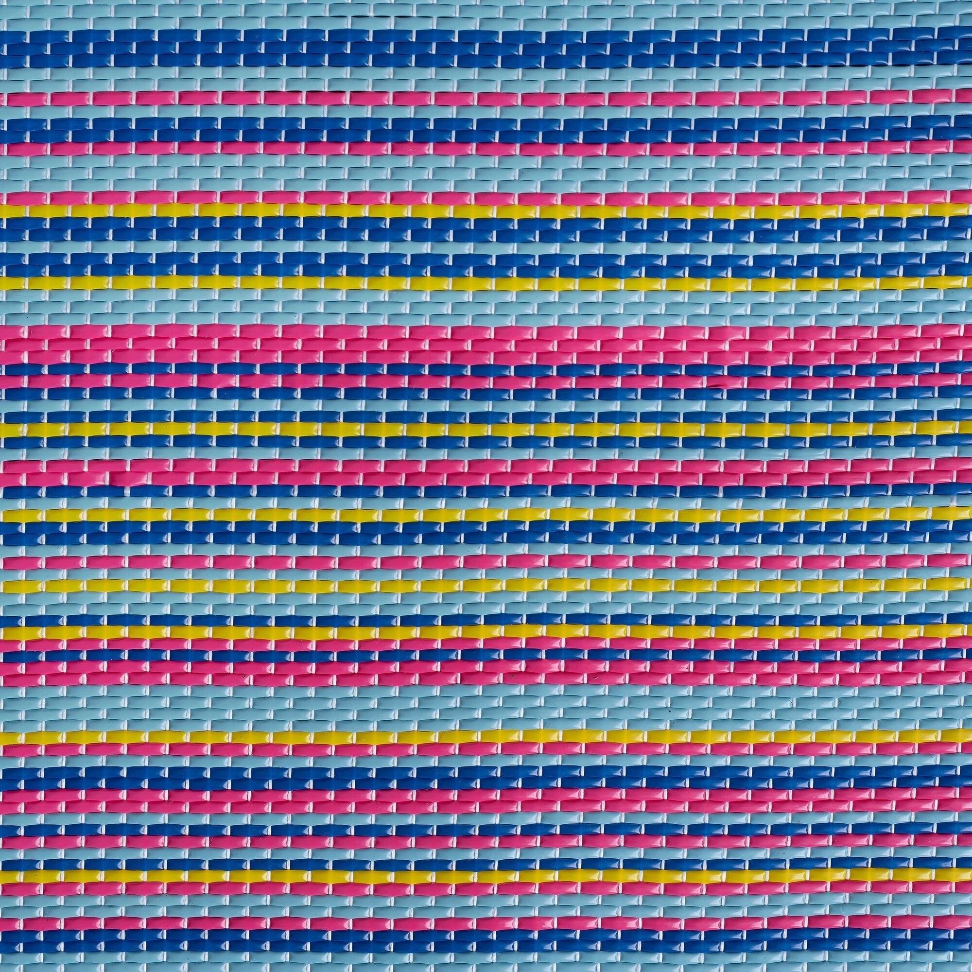 Tapis d'intérieur/extérieur à rayures de plage Lalune