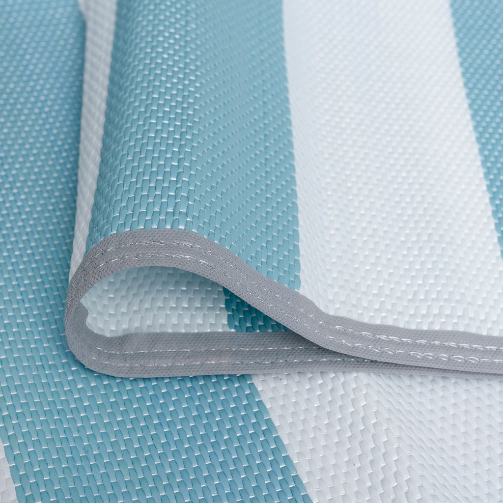 Tapis d'intérieur/extérieur à rayures de plage Lalune