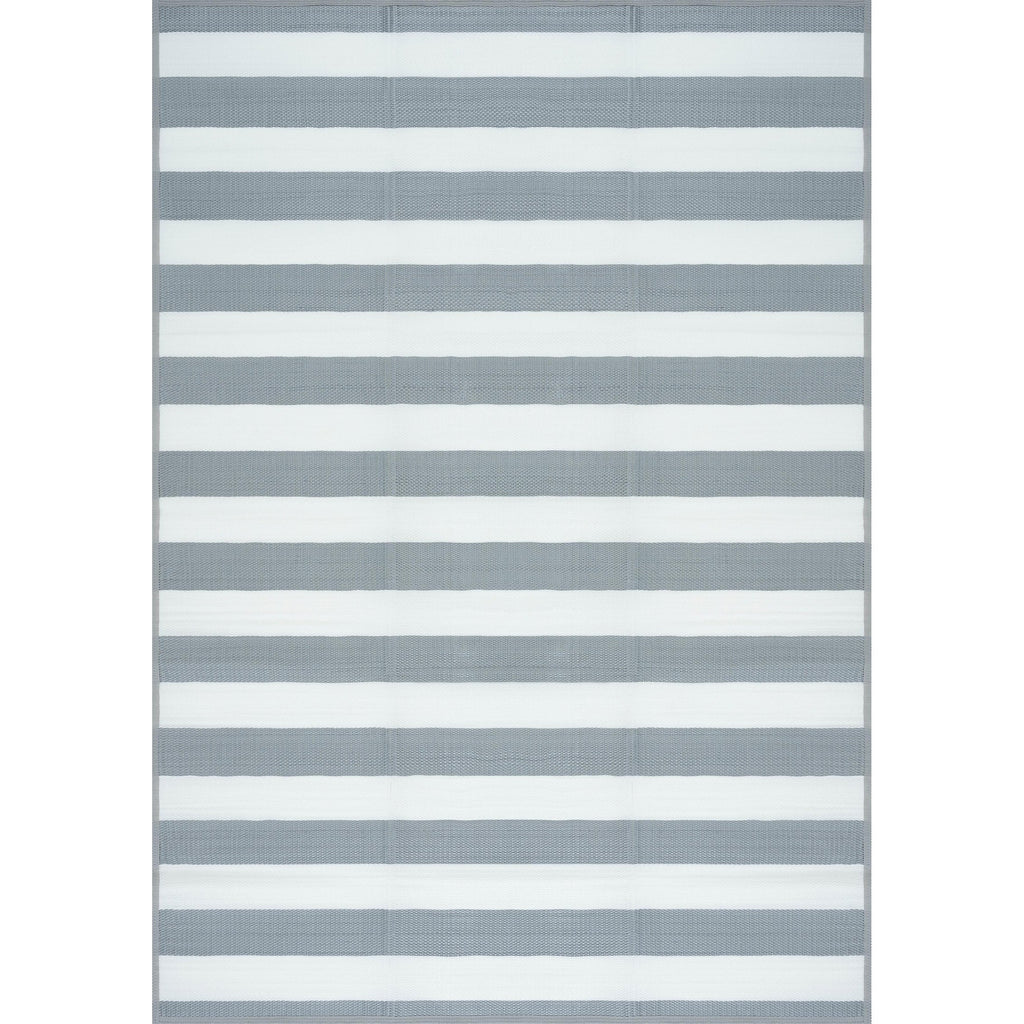 Tapis d'intérieur/extérieur à rayures de plage Lalune