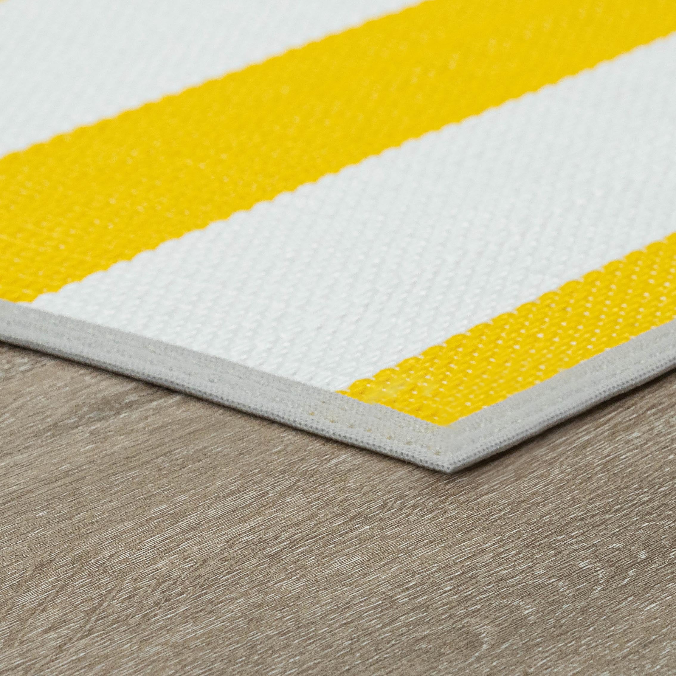 Tapis d'intérieur/extérieur à rayures de plage Lalune