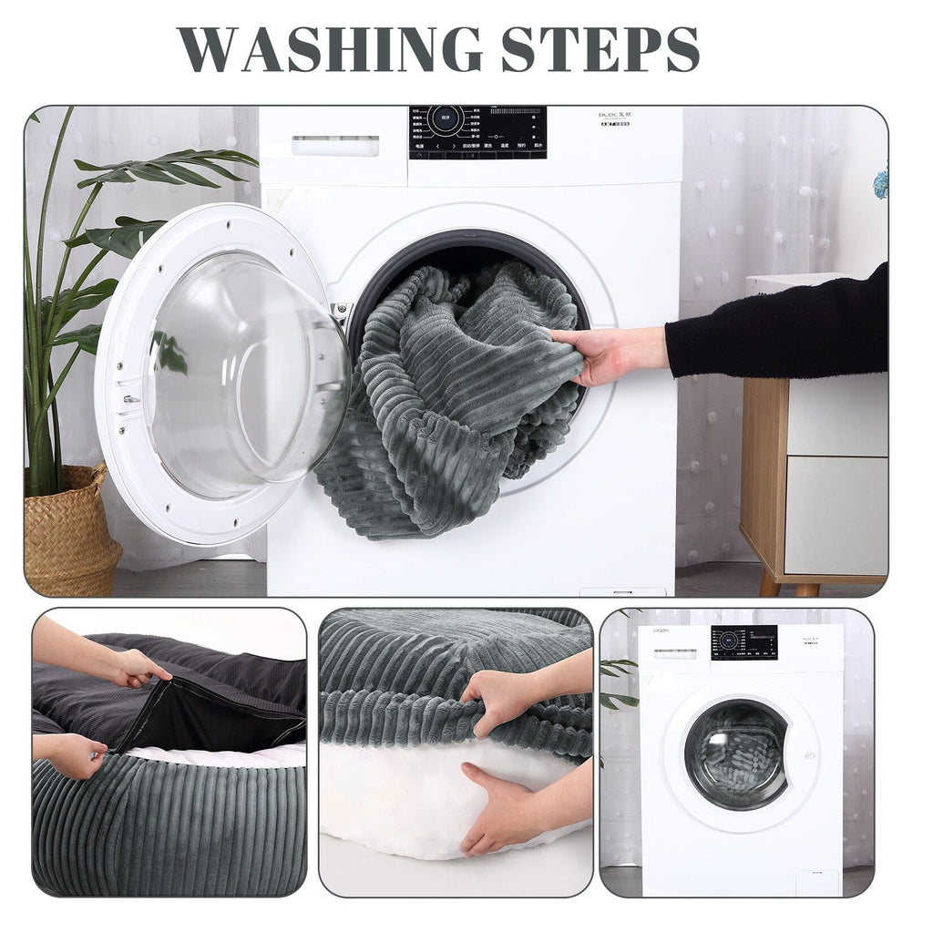 Lit géant pour chien (71 x 48 x 14 cm), grand lit lavable pour chiens adultes, idéal pour la sieste.