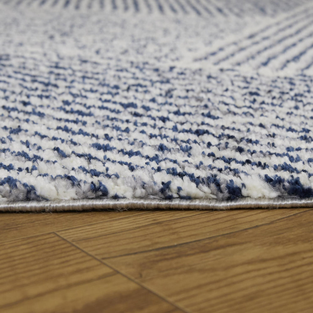 Tapis Larsen moderne à rayures variées