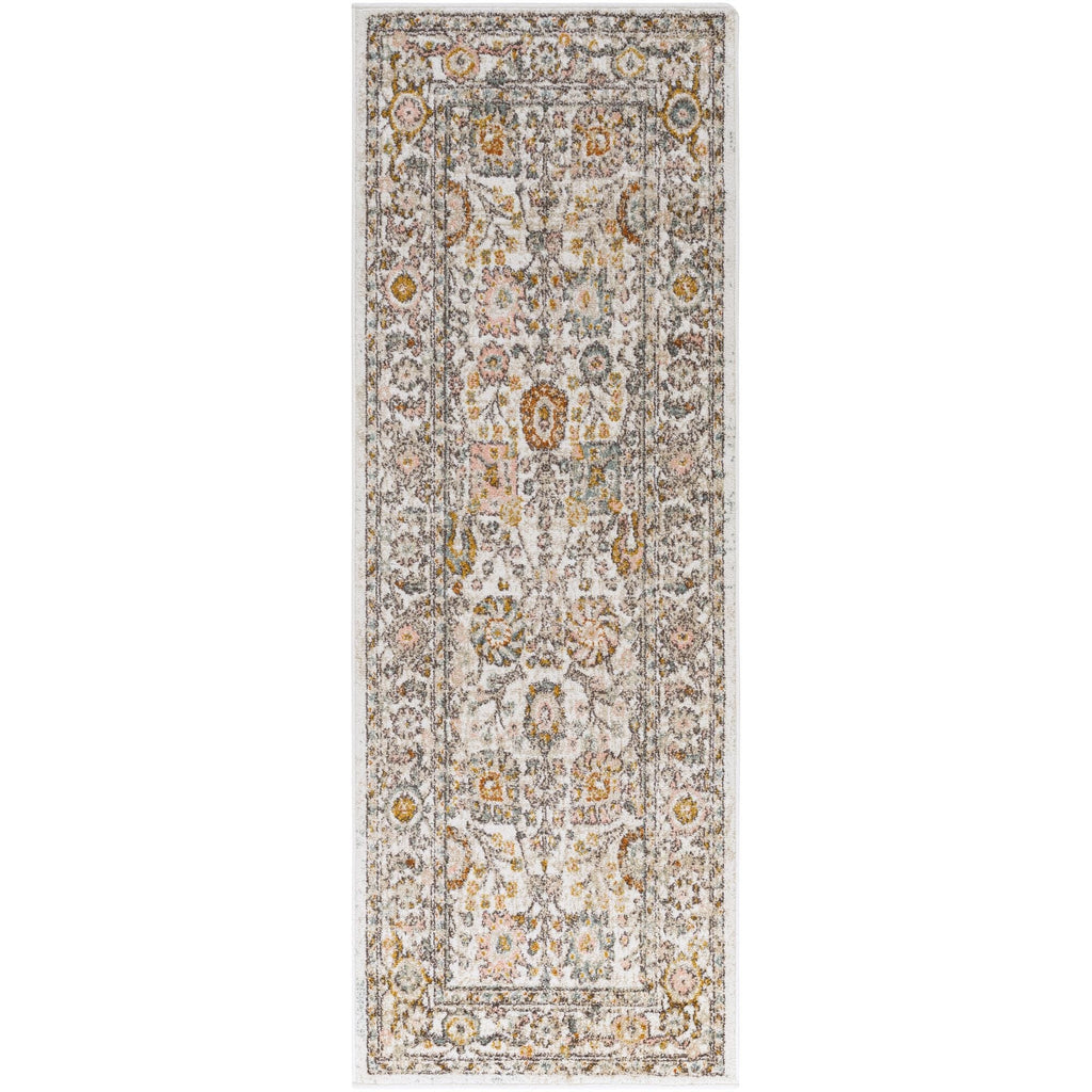Tapis Livabliss Ankara revisité, motif floral et botanique traditionnel