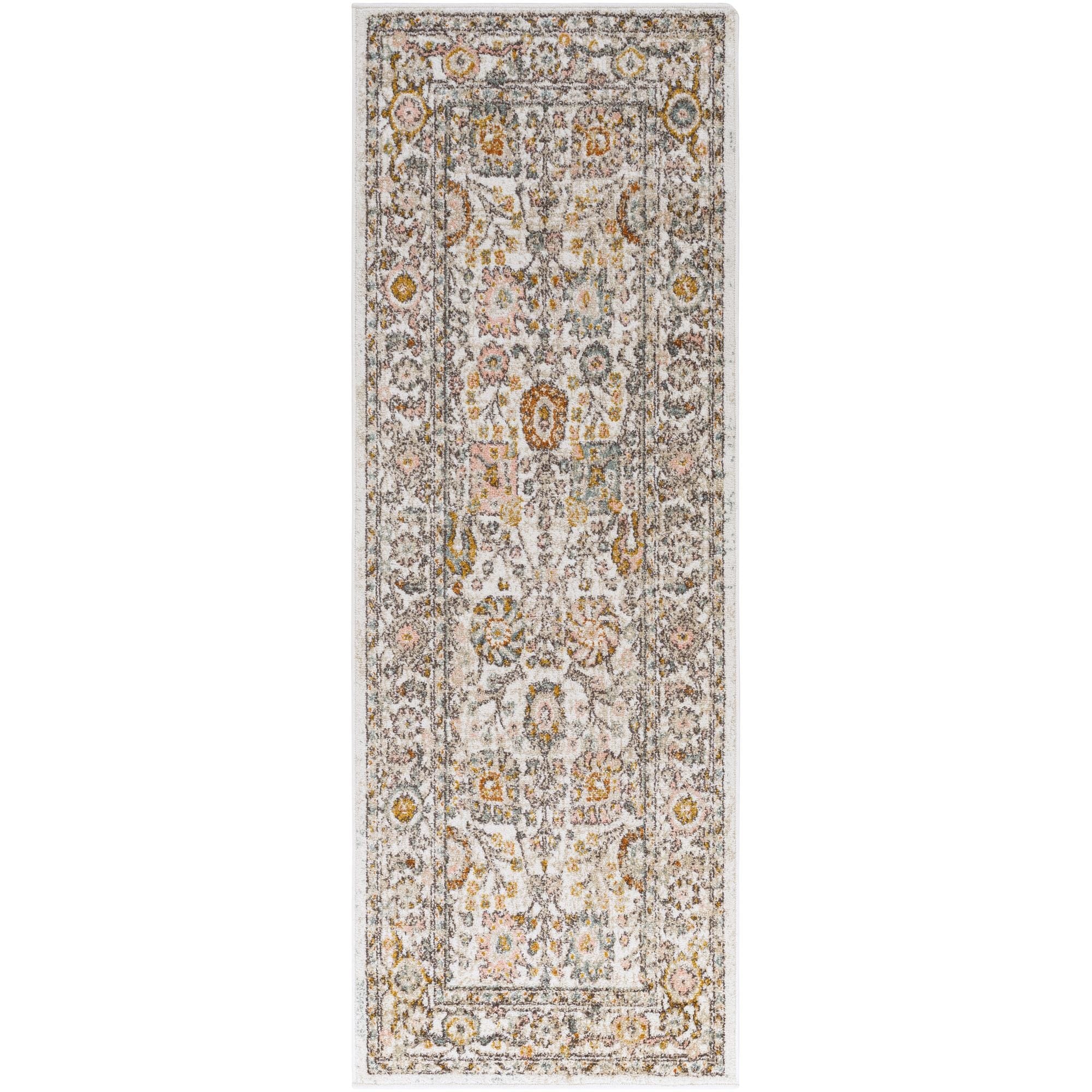 Tapis Livabliss Ankara revisité, motif floral et botanique traditionnel