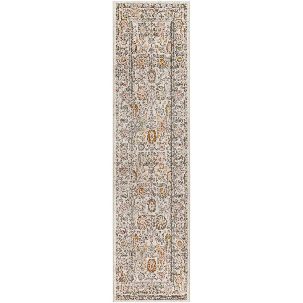 Tapis Livabliss Ankara revisité, motif floral et botanique traditionnel