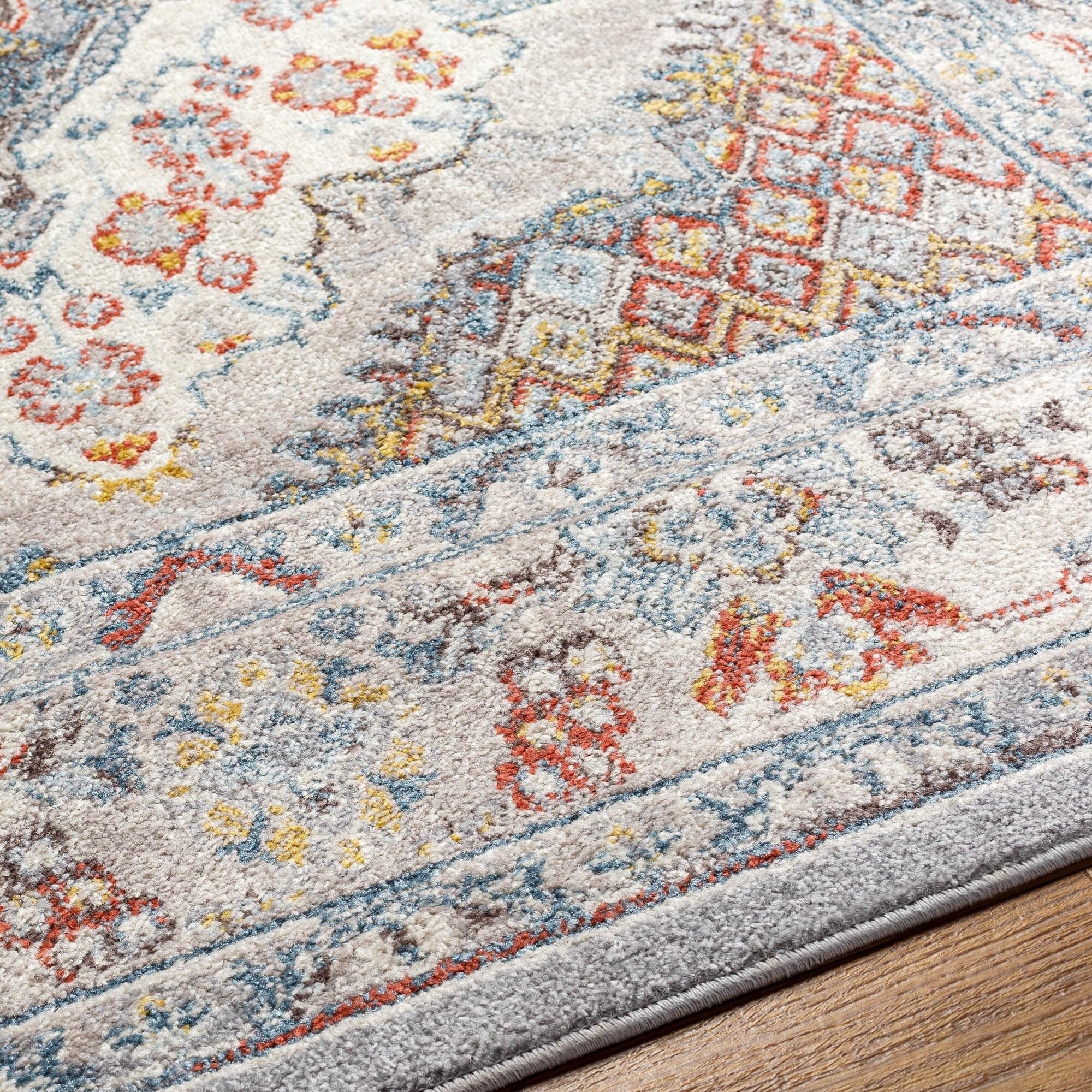 Tapis Livabliss Ankara à médaillon traditionnel revisité