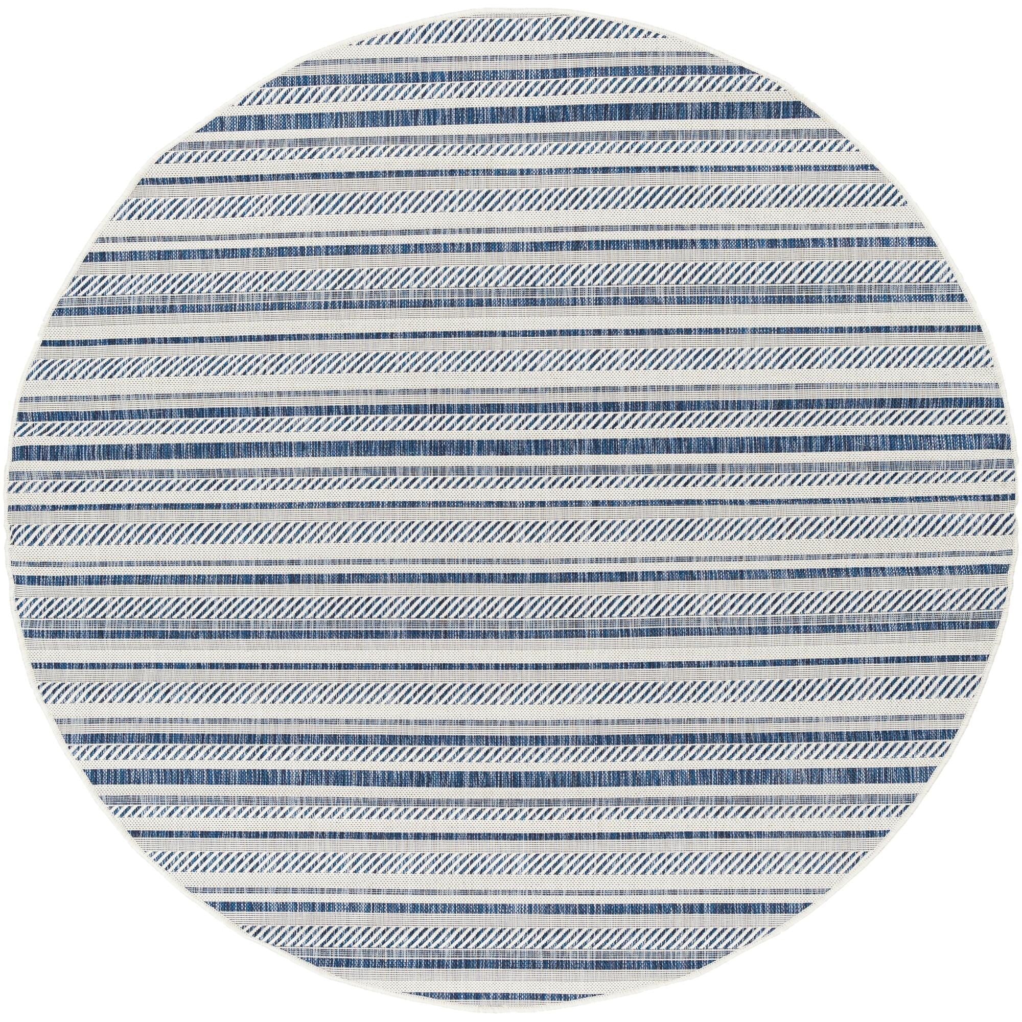 Livabliss Eagean Bohemian Stripe Outdoor Area Rug