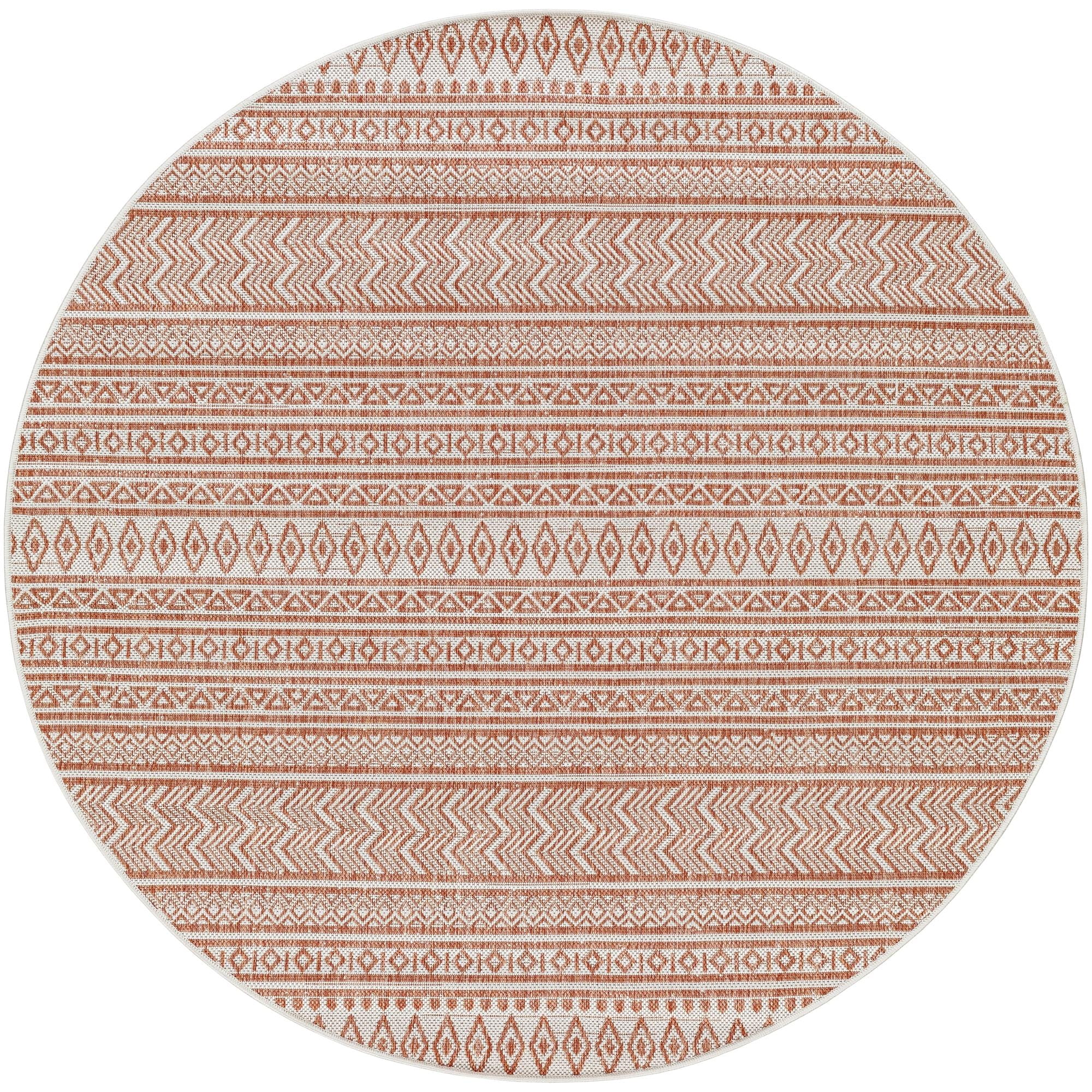 Livabliss Eagean Bohemian Tribal Outdoor Area Rug