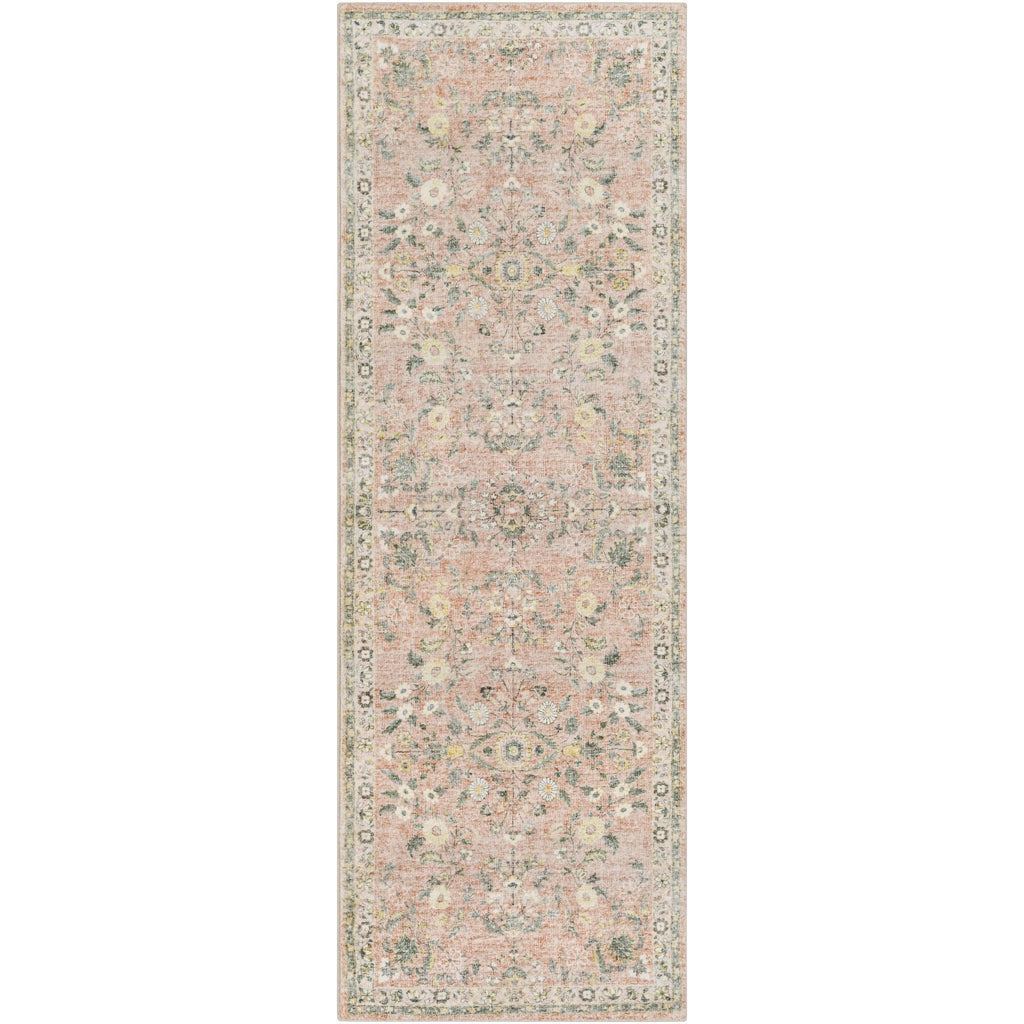 Tapis Livabliss Erin revisité, style traditionnel floral et botanique