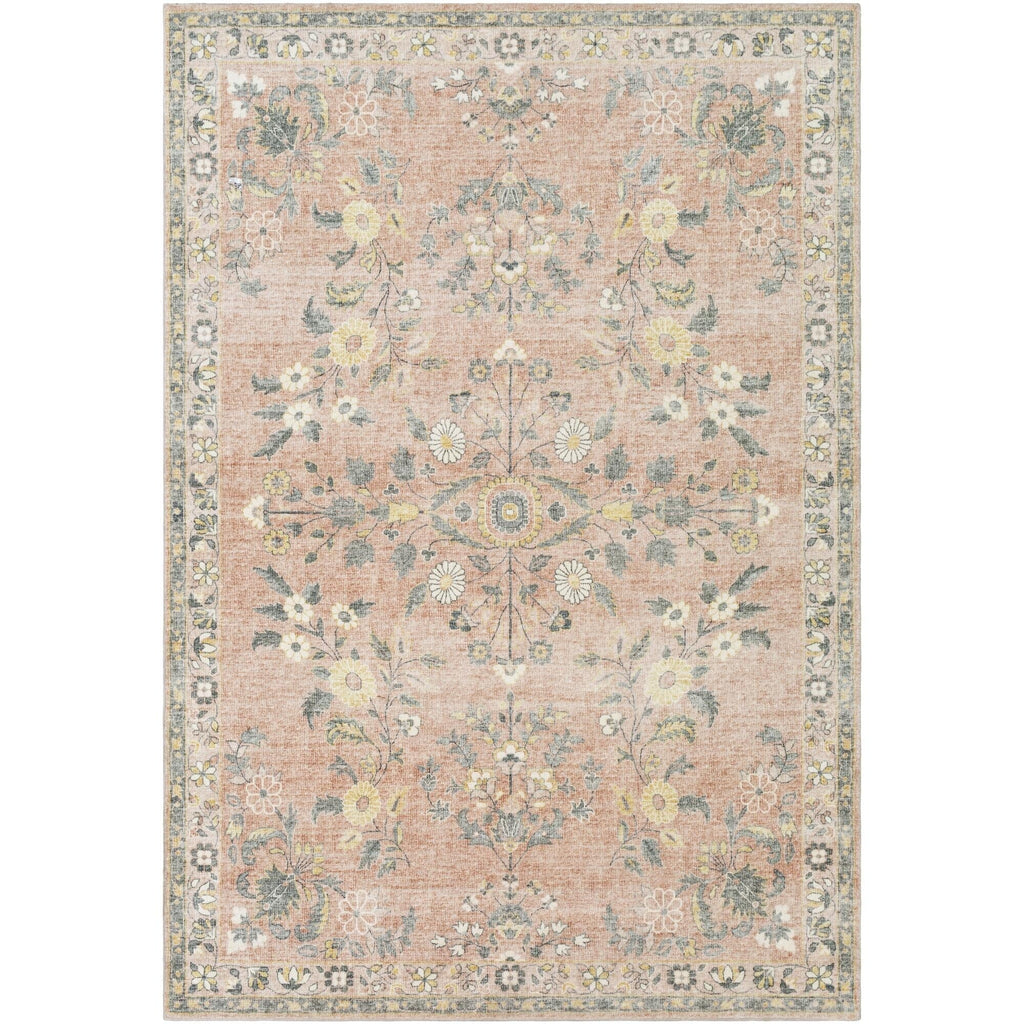 Tapis Livabliss Erin revisité, style traditionnel floral et botanique