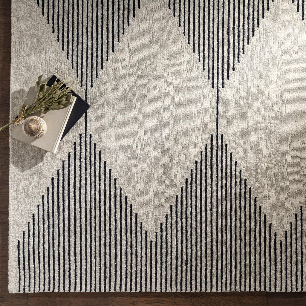 Tapis minimaliste à motif losanges Livabliss Granada