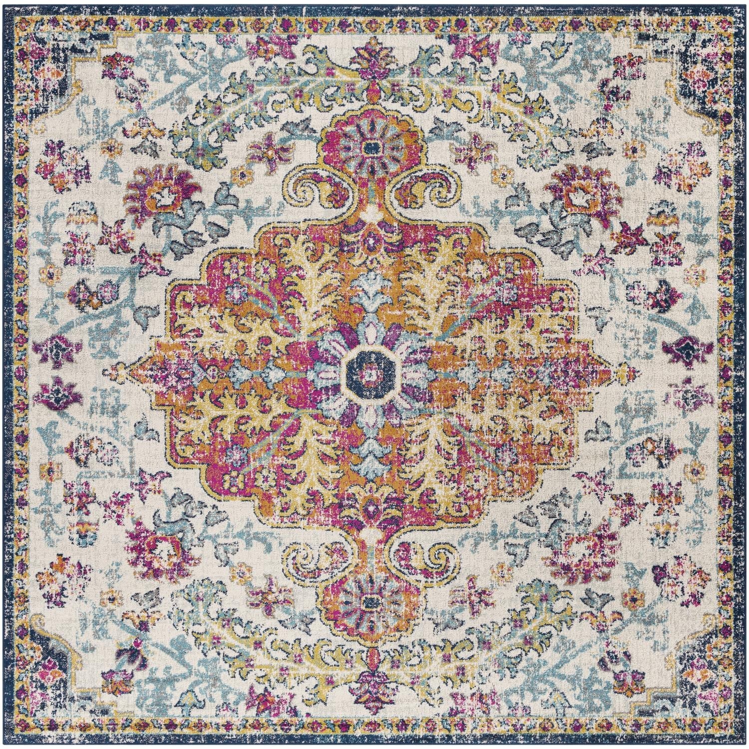 Tapis Livabliss Harput à médaillon traditionnel revisité