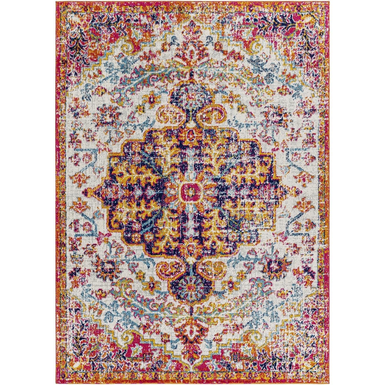 Tapis Livabliss Harput à médaillon traditionnel revisité