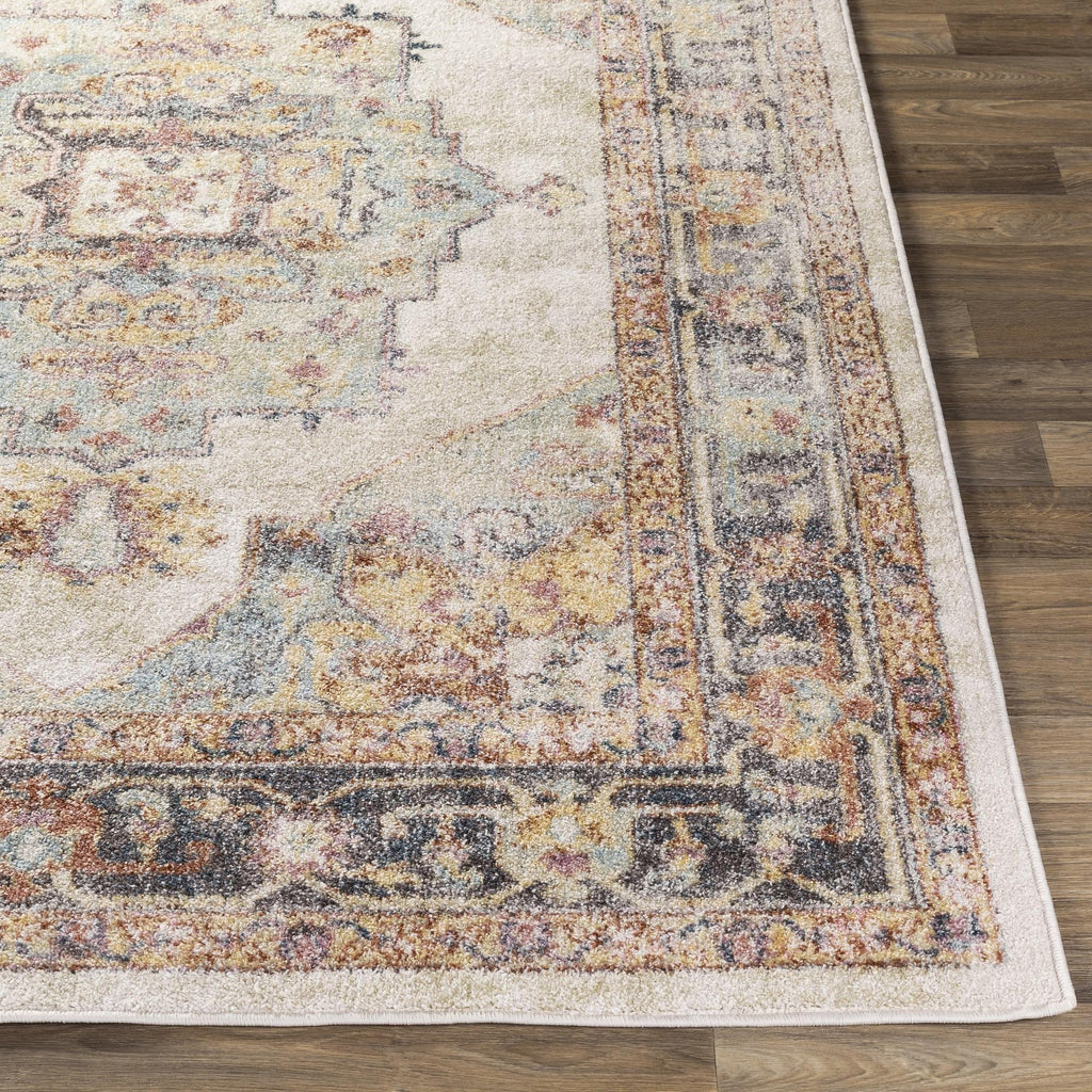 Tapis médaillon traditionnel revisité Livabliss Nouveau-Mexique