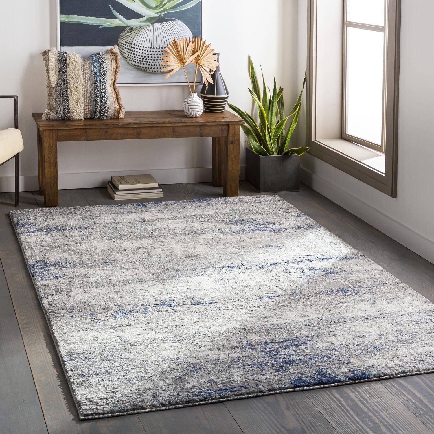 Tapis de sol moderne vieilli Livabliss Oskar