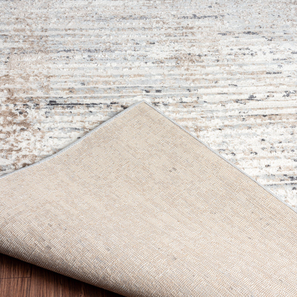 Tapis Lumina à poils longs et courts, style moderne et contemporain, motif abstrait.