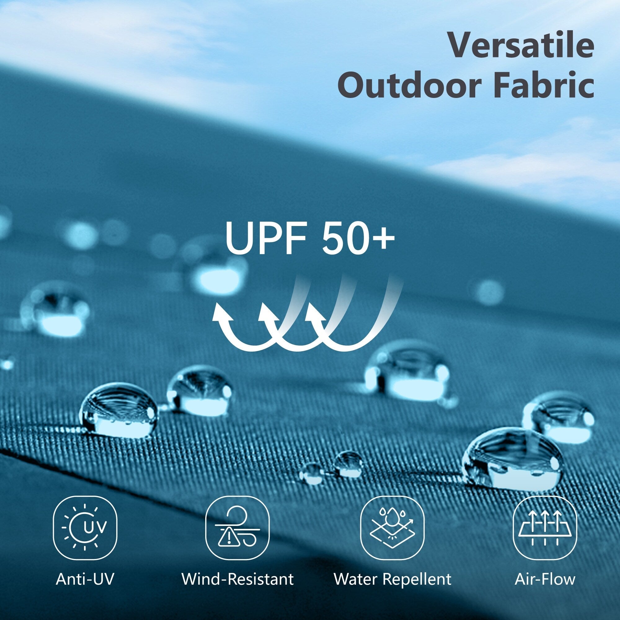 MAISON ARTS 13ft Double -Sided Patio Umbrella Extra Large with Crank