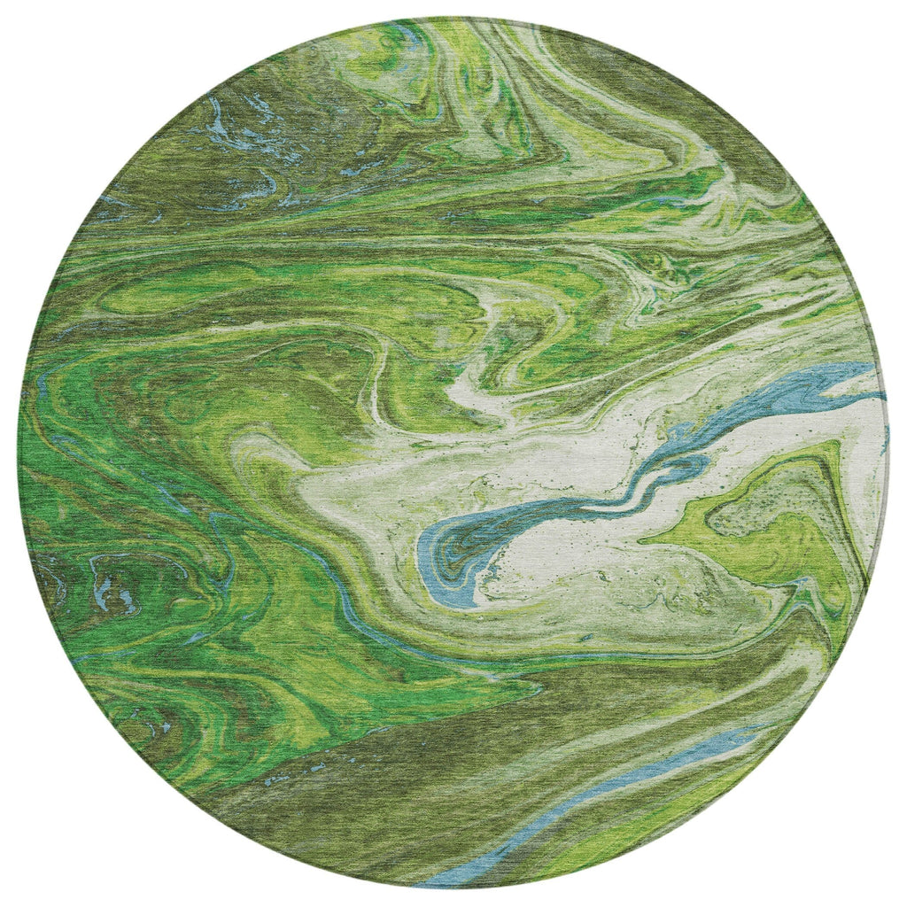 Tapis Chantille à motifs abstraits, lavable en machine, pour intérieur et extérieur