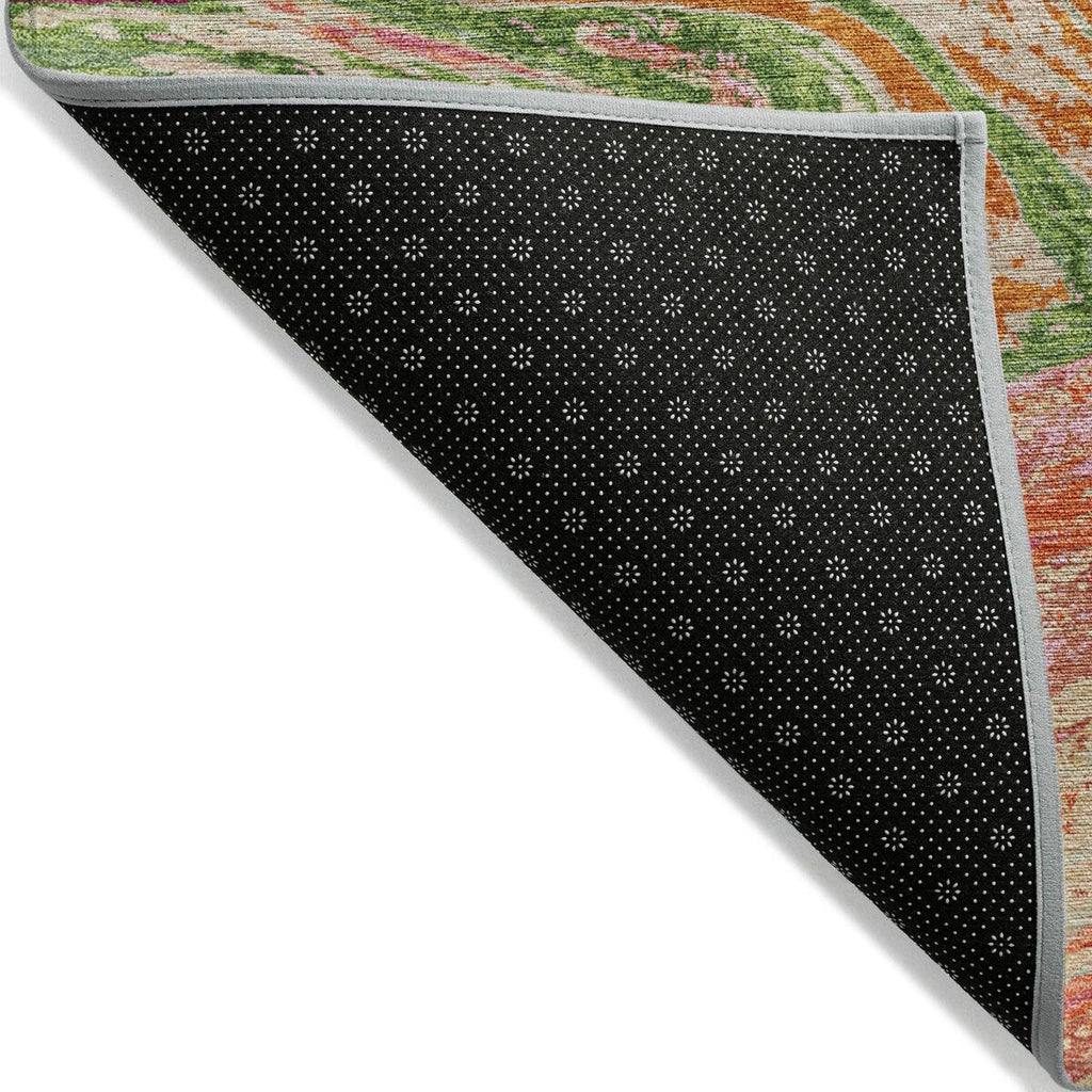 Tapis Chantille à motifs abstraits, lavable en machine, pour intérieur et extérieur