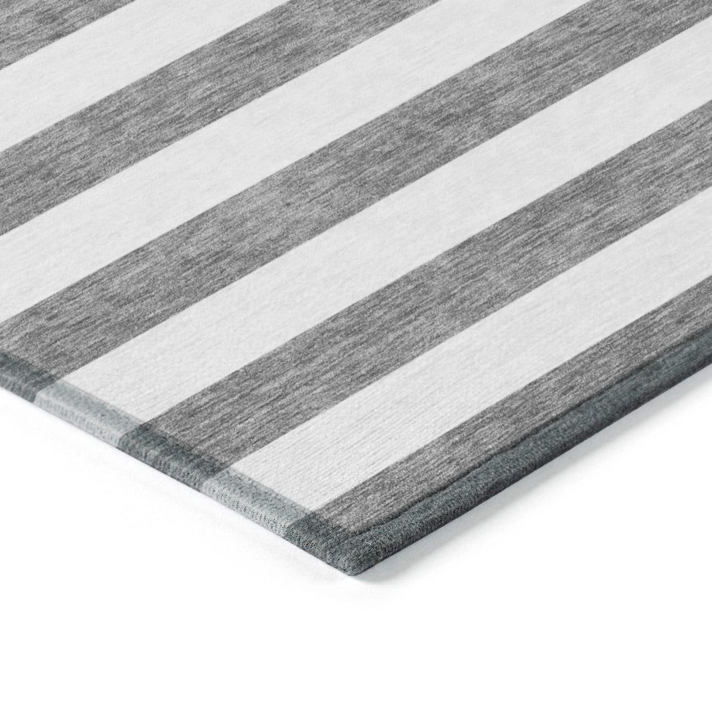 Tapis Chantille à rayures cabana lavable en machine pour intérieur/extérieur