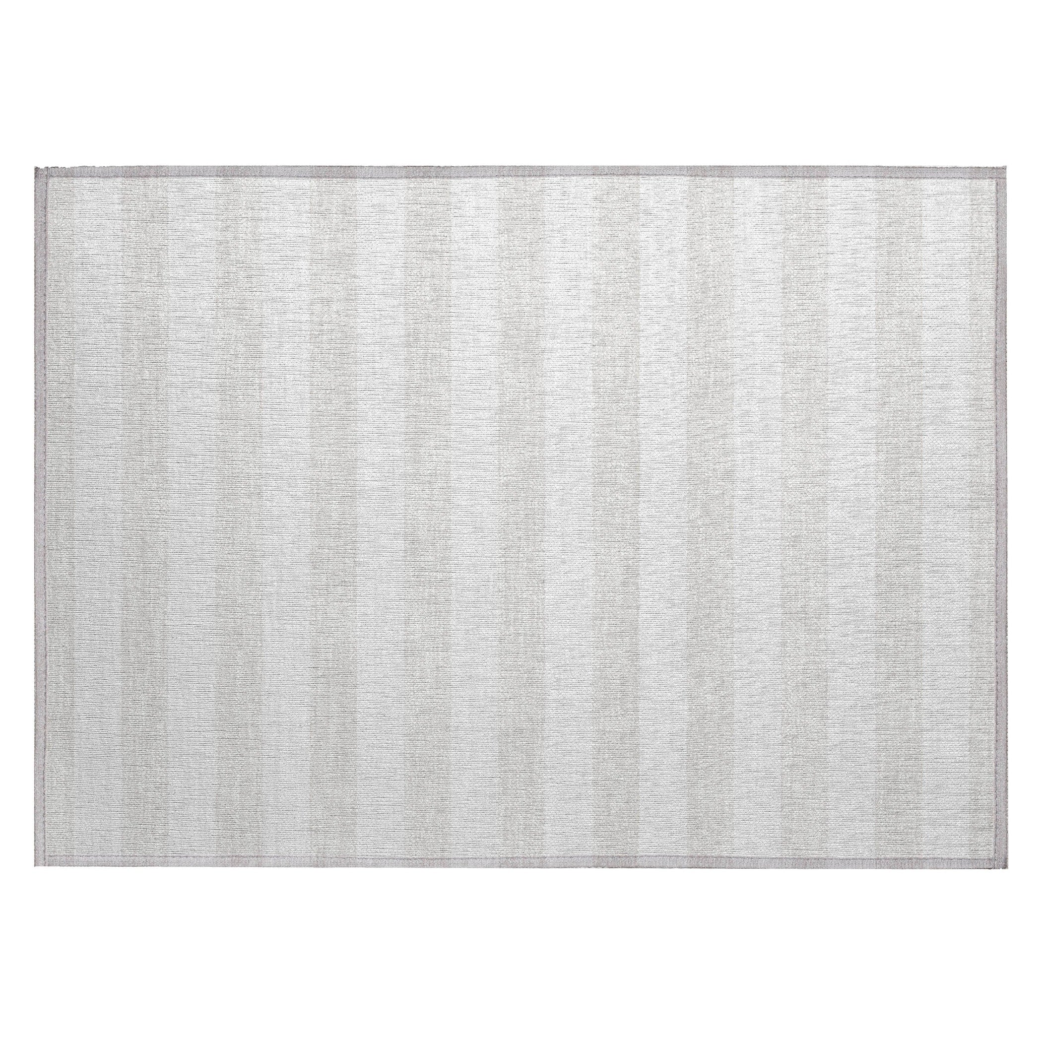 Machine Washable Indoor/ Outdoor Cabana Stripe Chantille Rug