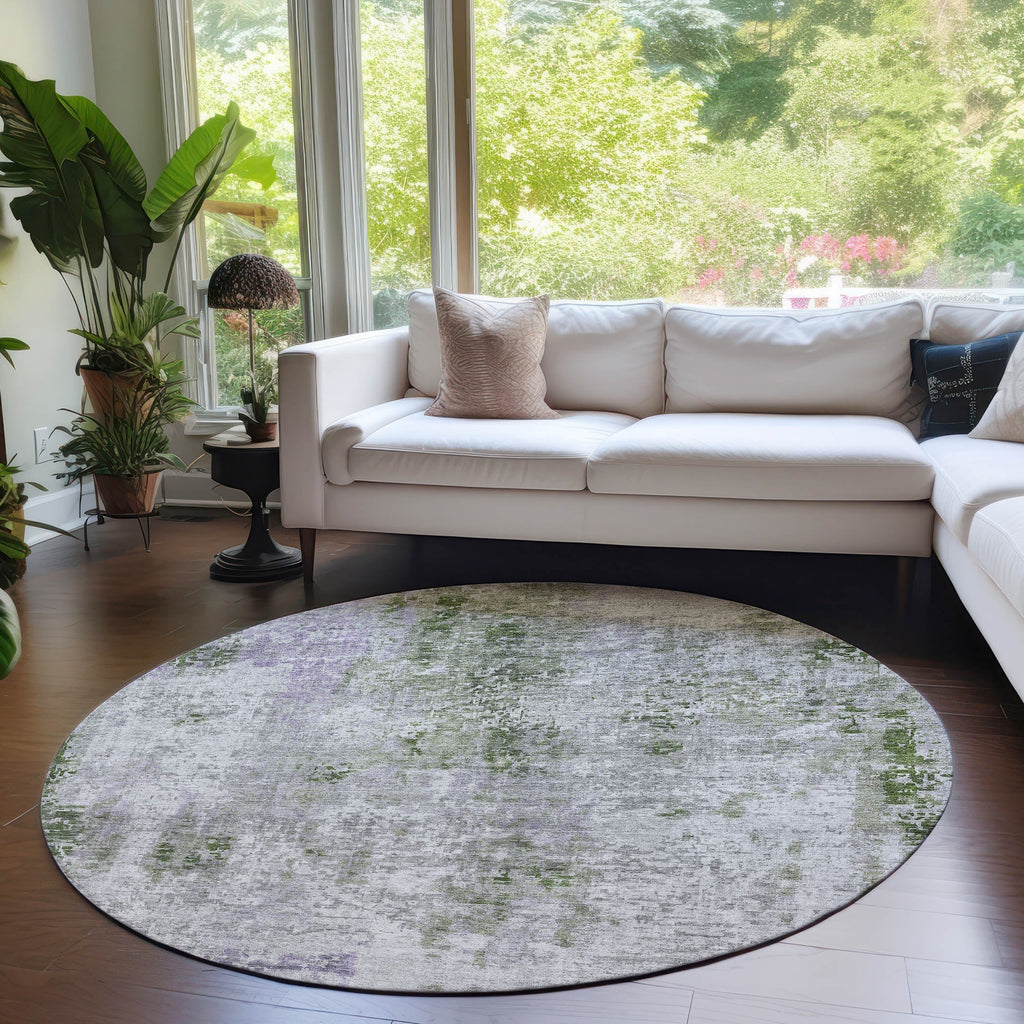 Tapis Chantille abstrait moderne lavable en machine pour intérieur/extérieur