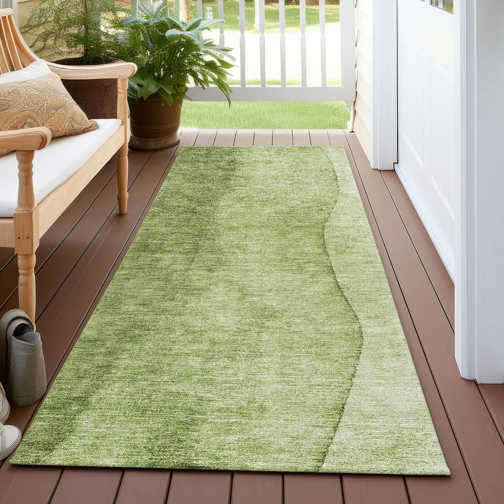 Tapis Chantille contemporain ombré lavable en machine pour intérieur/extérieur