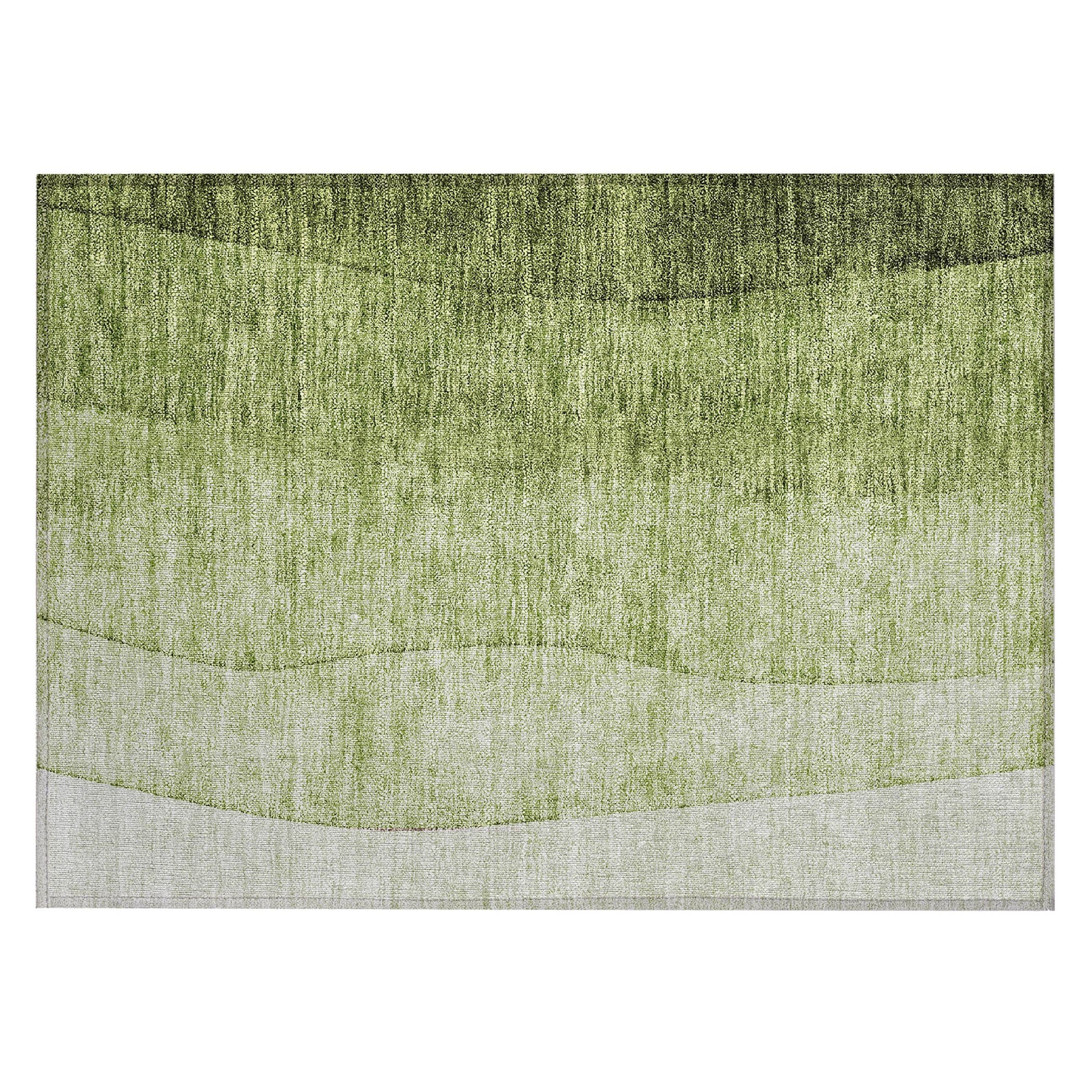 Machine Washable Indoor/ Outdoor Chantille Contemporary Ombre Rug