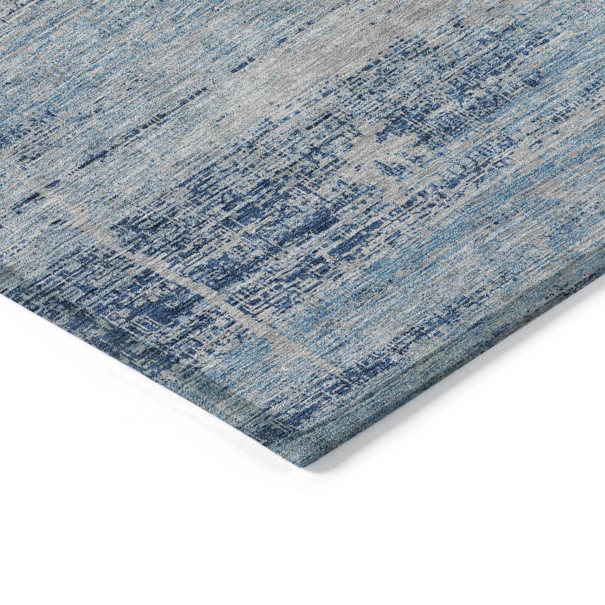 Machine Washable Indoor/ Outdoor Chantille Ombre Solid Rug