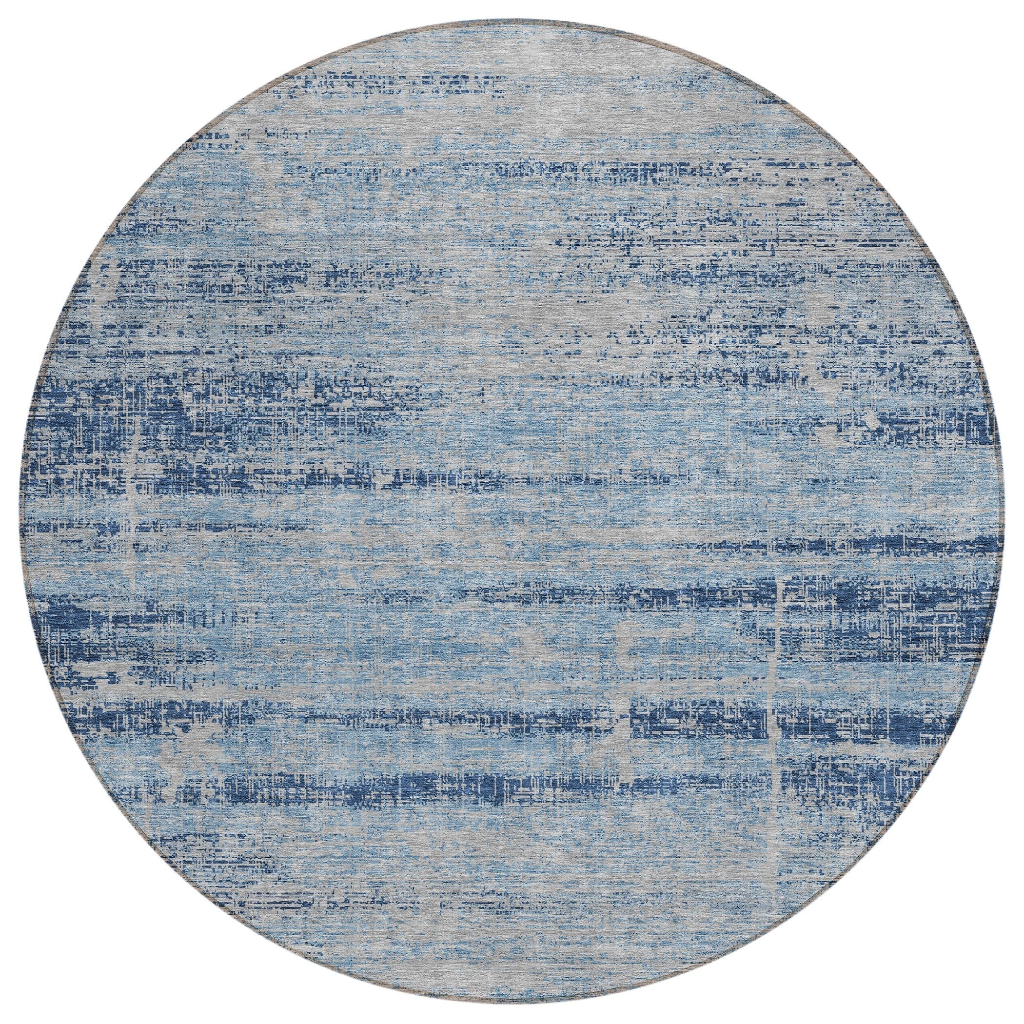 Machine Washable Indoor/ Outdoor Chantille Ombre Solid Rug