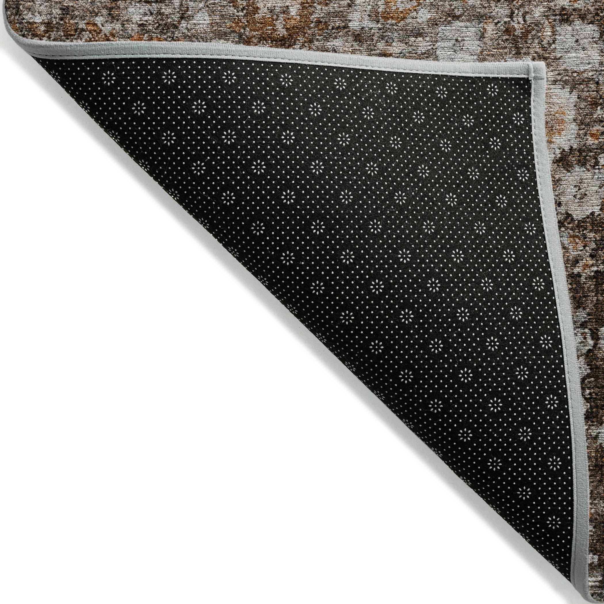 Machine Washable Indoor/ Outdoor Chantille Traditional Vintage Floral Rug