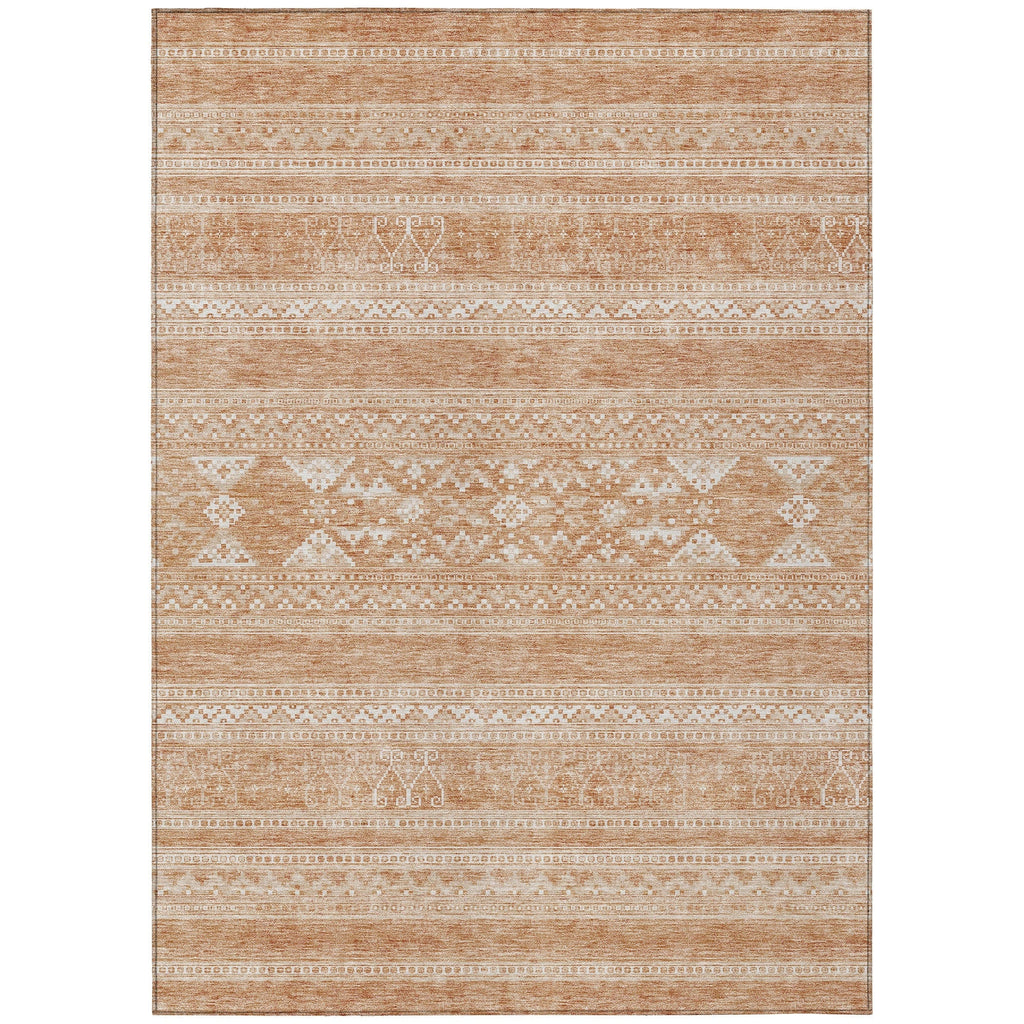 Tapis Chantille tribal bohème lavable en machine pour intérieur/extérieur