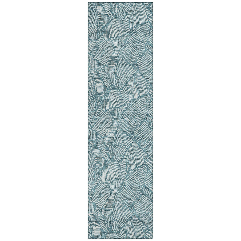 Tapis Chantille Tropical Palm lavable en machine pour intérieur/extérieur