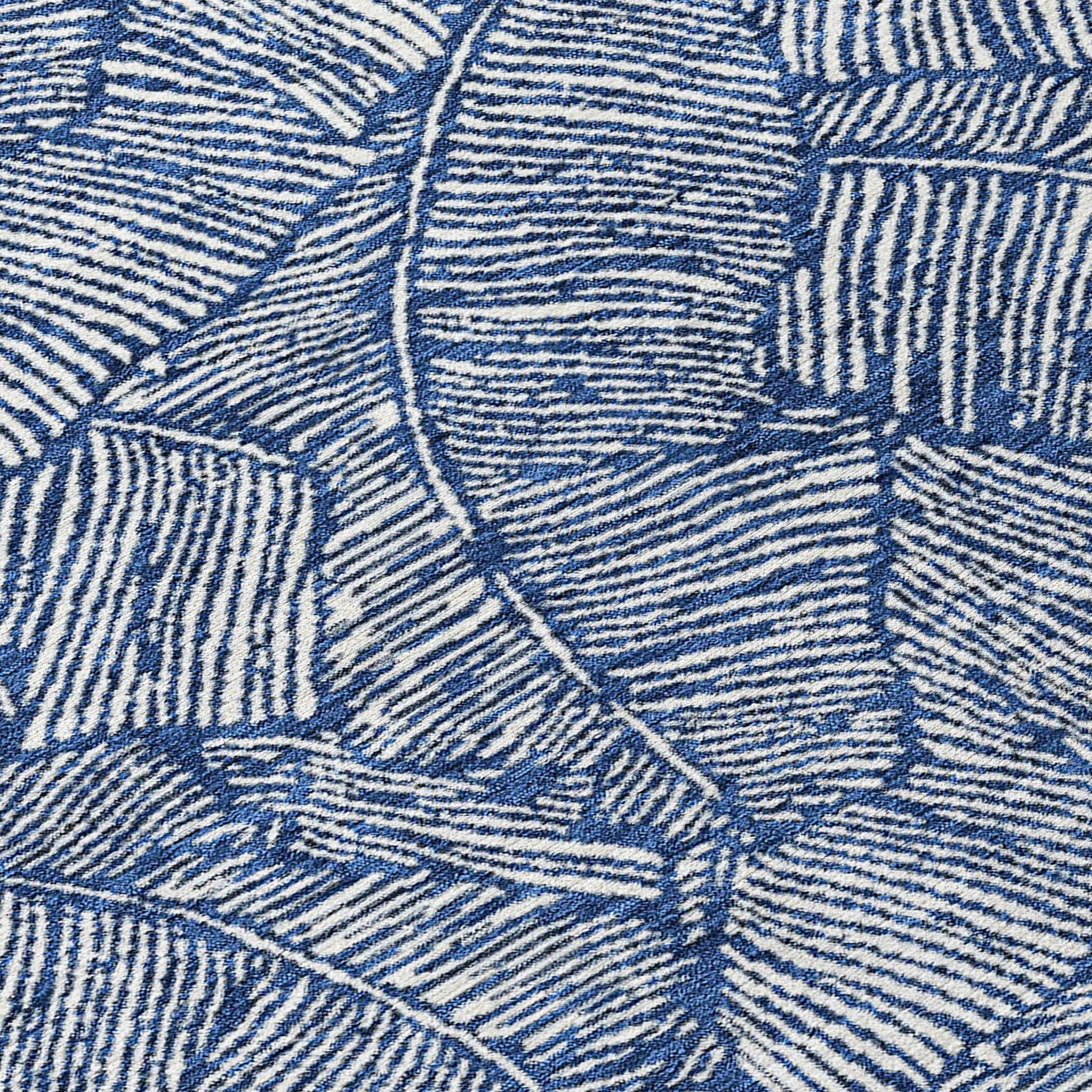 Machine Washable Indoor/ Outdoor Chantille Tropical Palm Rug