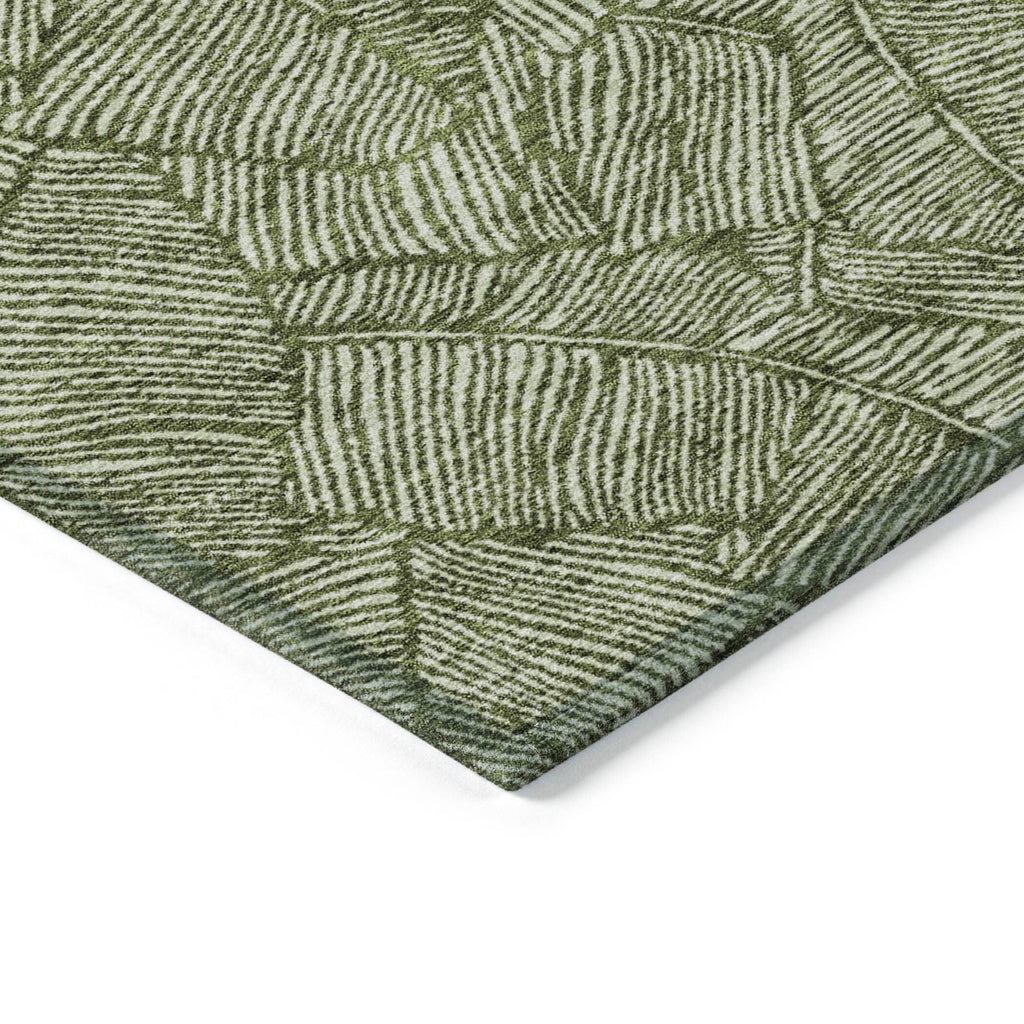 Tapis Chantille Tropical Palm lavable en machine pour intérieur/extérieur