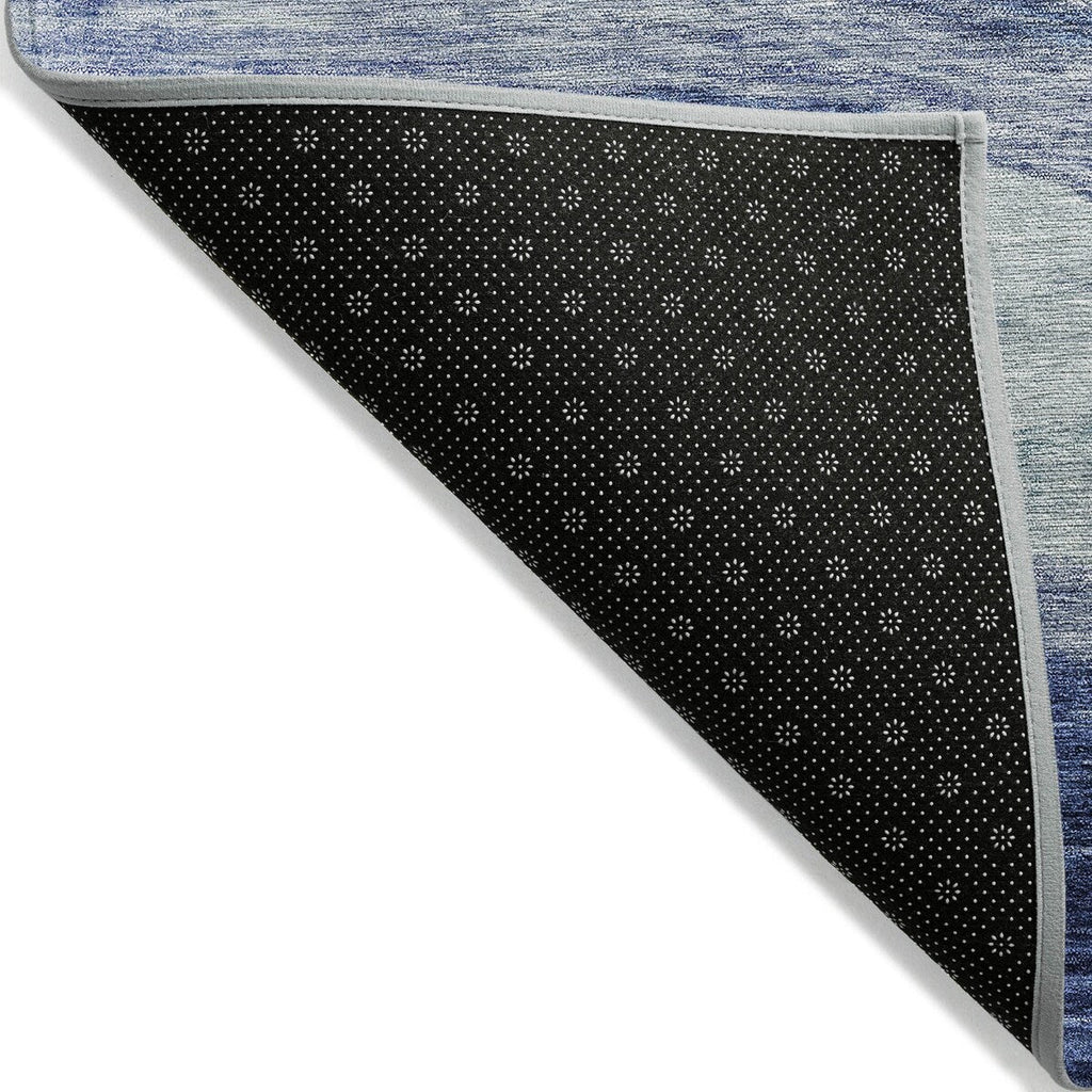 Tapis Chantille contemporain à vagues, lavable en machine, pour intérieur et extérieur