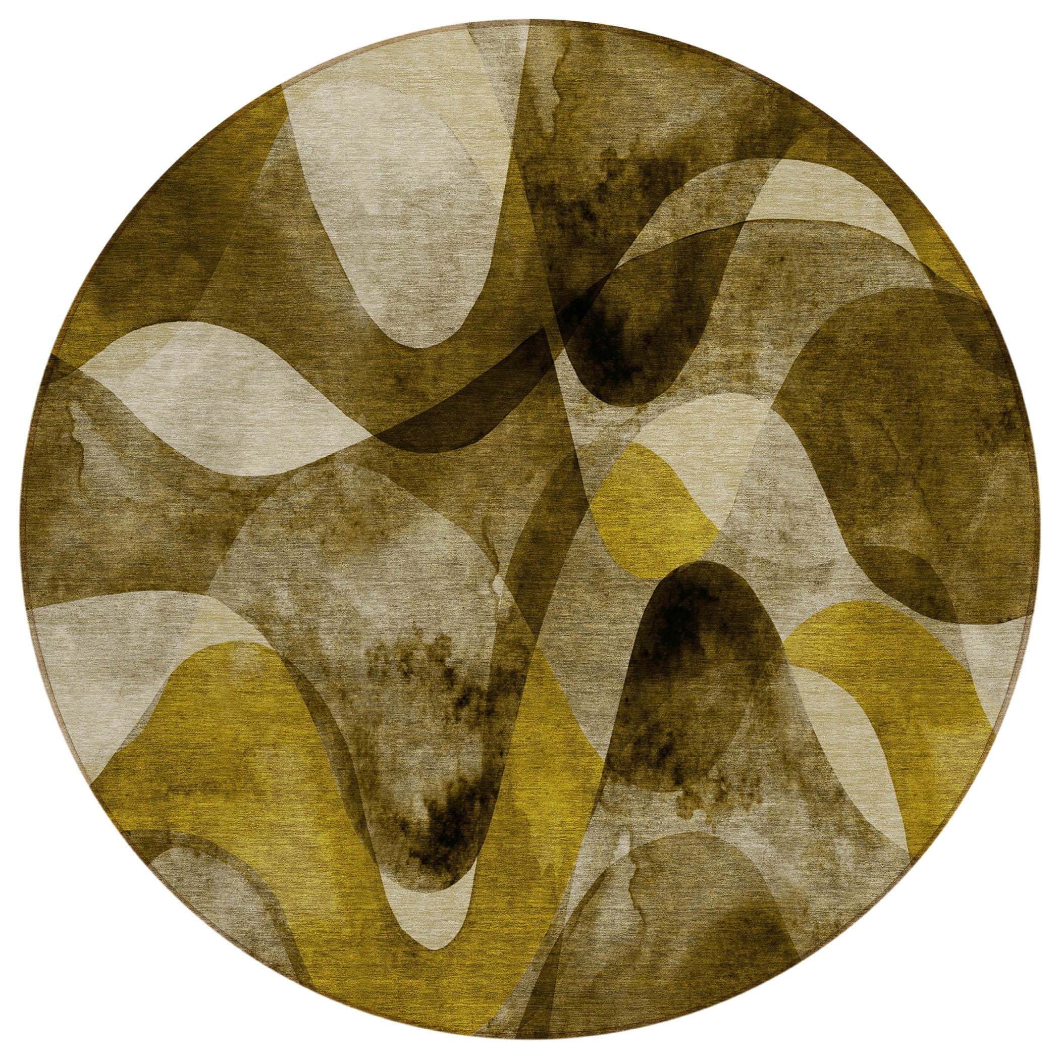 Machine Washable Indoor/ Outdoor Modern Chantille Rug