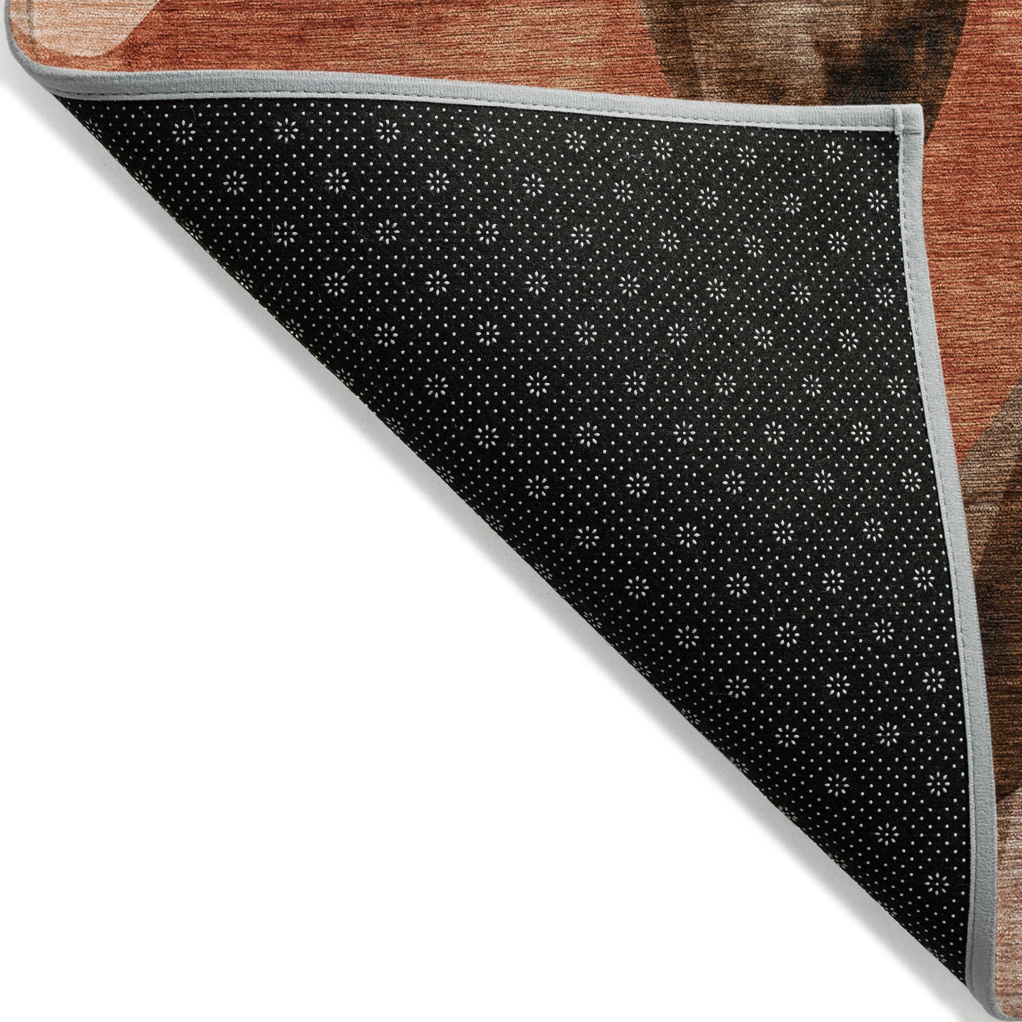 Machine Washable Indoor/ Outdoor Modern Chantille Rug