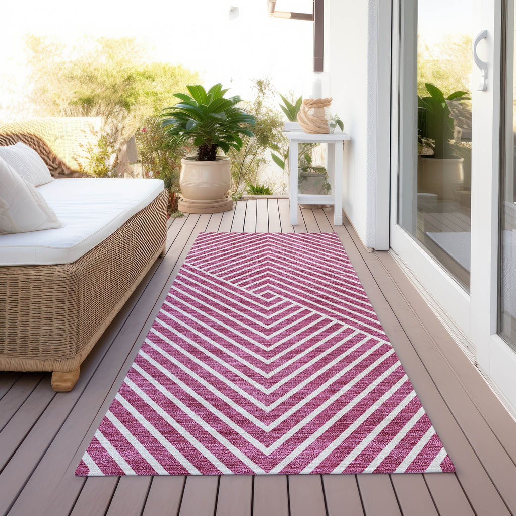 Tapis Chantille géométrique moderne lavable en machine pour intérieur/extérieur
